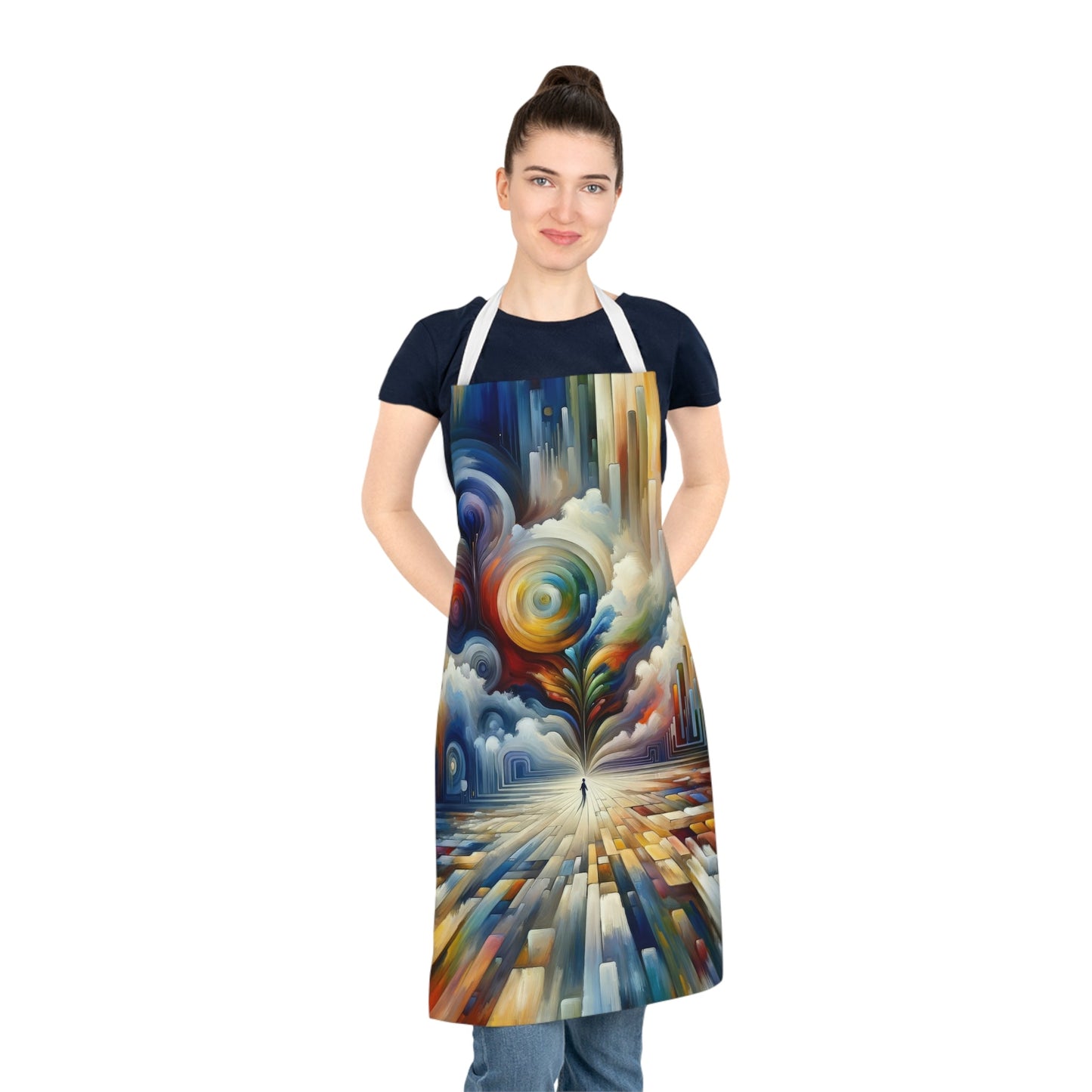 Sensory Thought Awakening Adult Apron (AOP) - ATUH.ART
