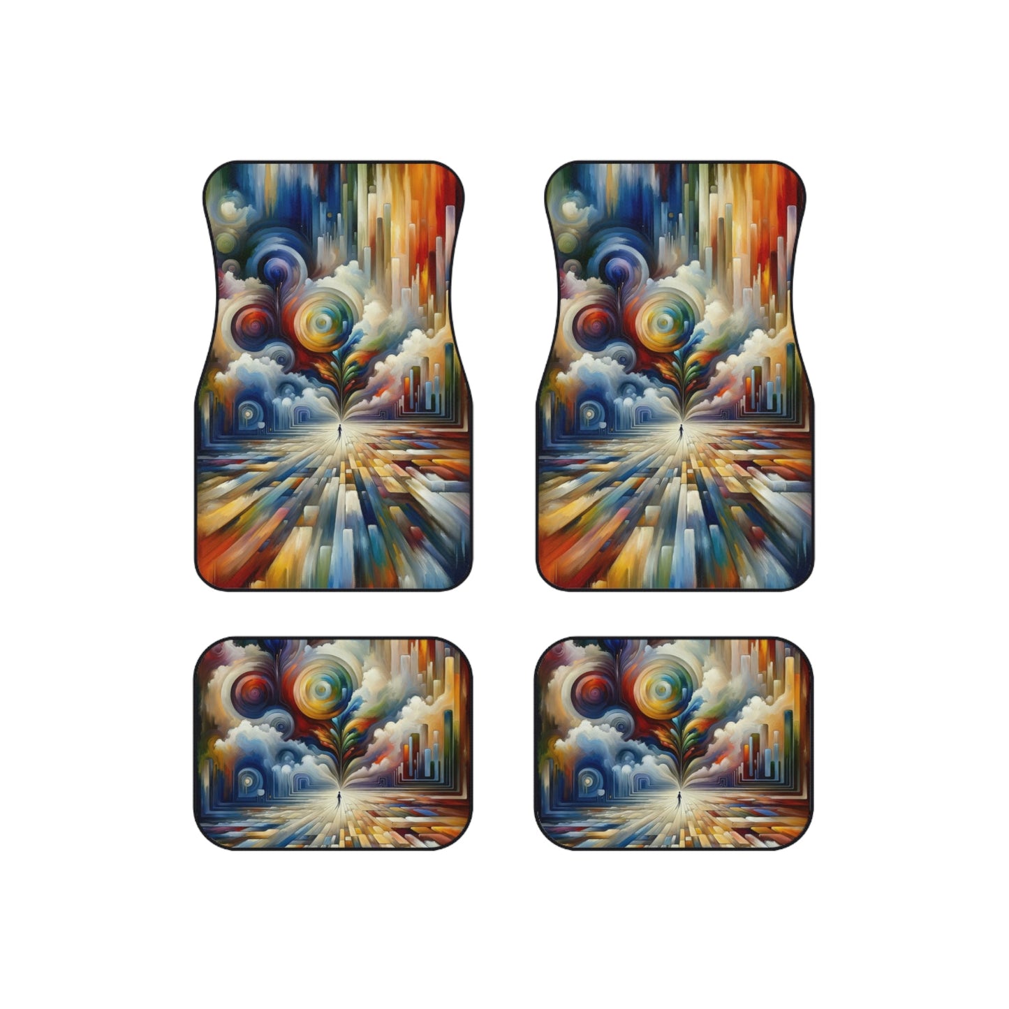 Sensory Thought Awakening Car Mats (Set of 4) - ATUH.ART