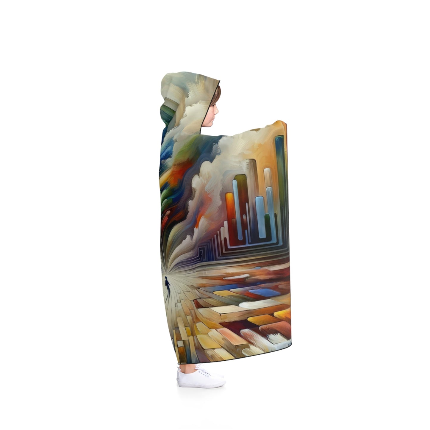 Sensory Thought Awakening Hooded Blanket - ATUH.ART