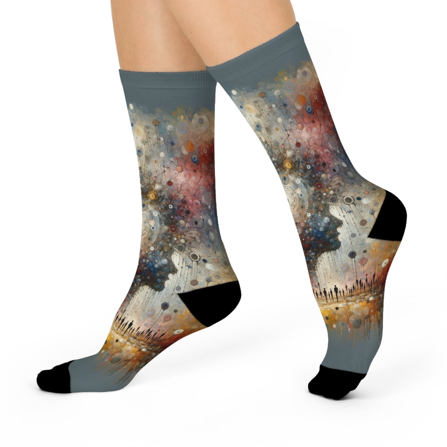 Shared Existence Solace Cushioned Crew Socks - ATUH.ART