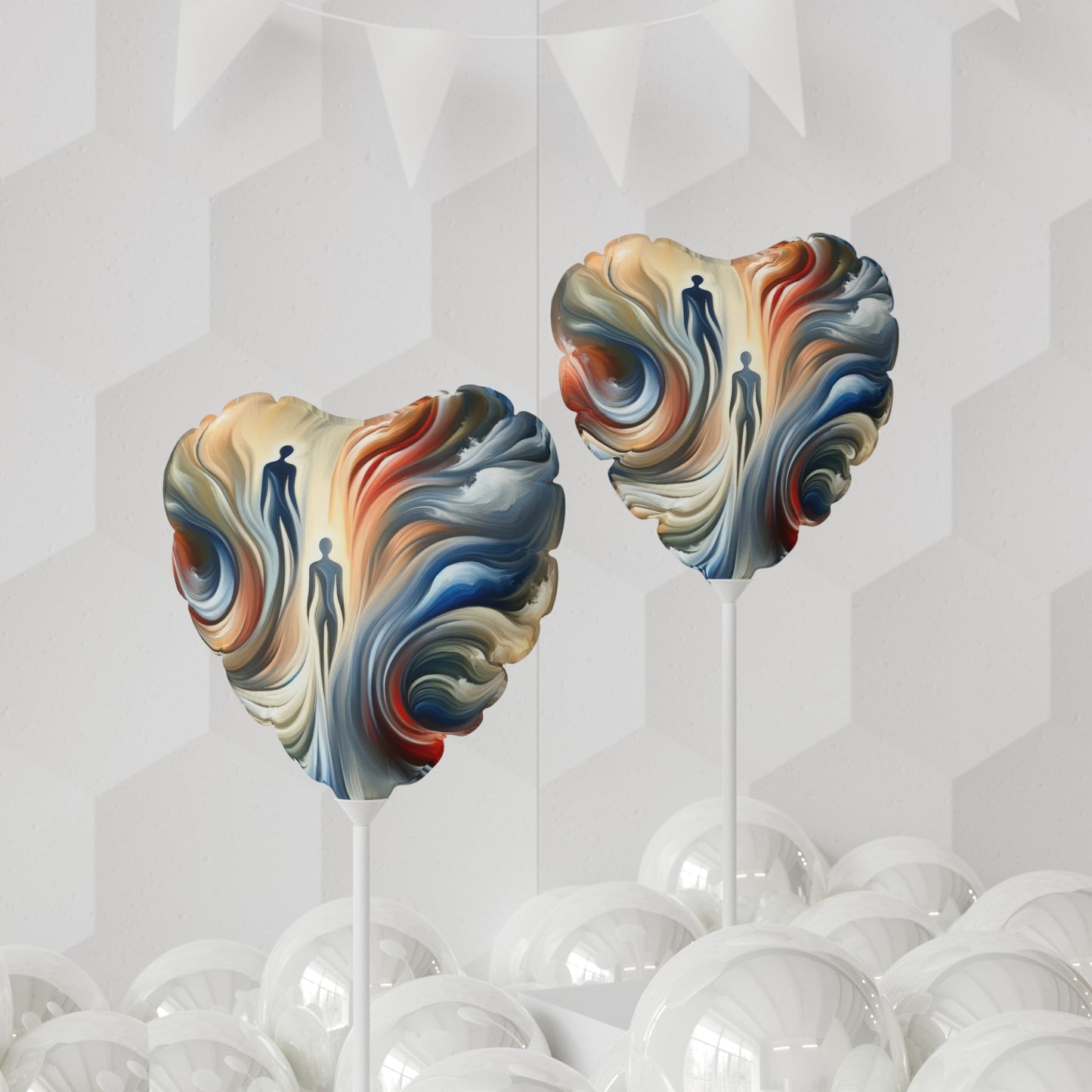 Silent Journey Recognition Balloon (Round and Heart-shaped), 11" - ATUH.ART