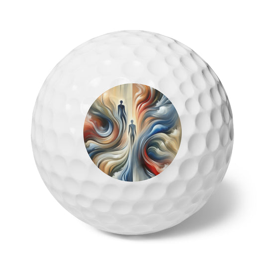 Silent Journey Recognition Golf Balls, 6pcs - ATUH.ART