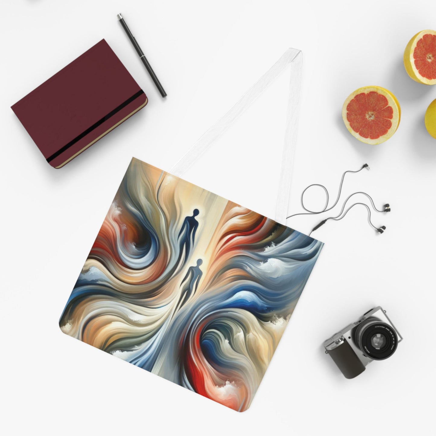 Silent Journey Recognition Shoulder Tote Bag (AOP) - ATUH.ART