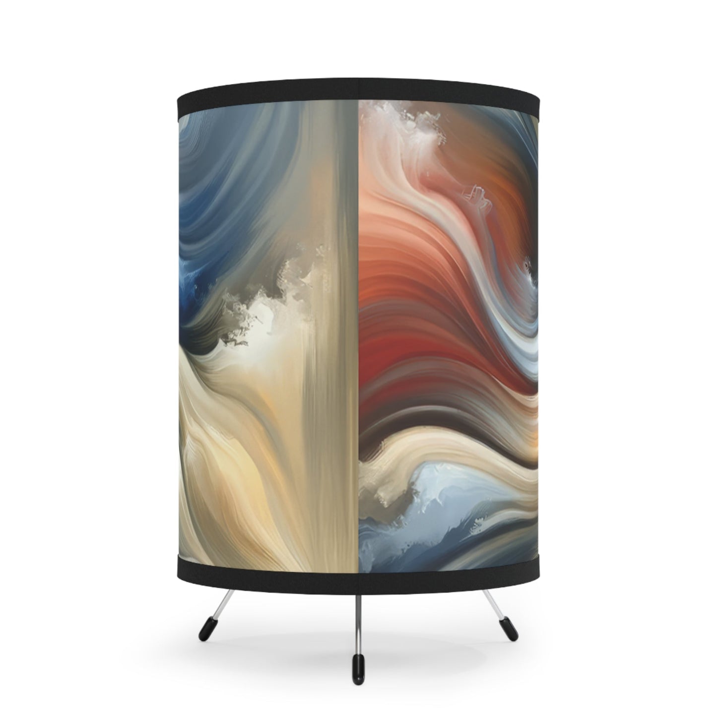Silent Journey Recognition Tripod Lamp with High-Res Printed Shade, US\CA plug - ATUH.ART