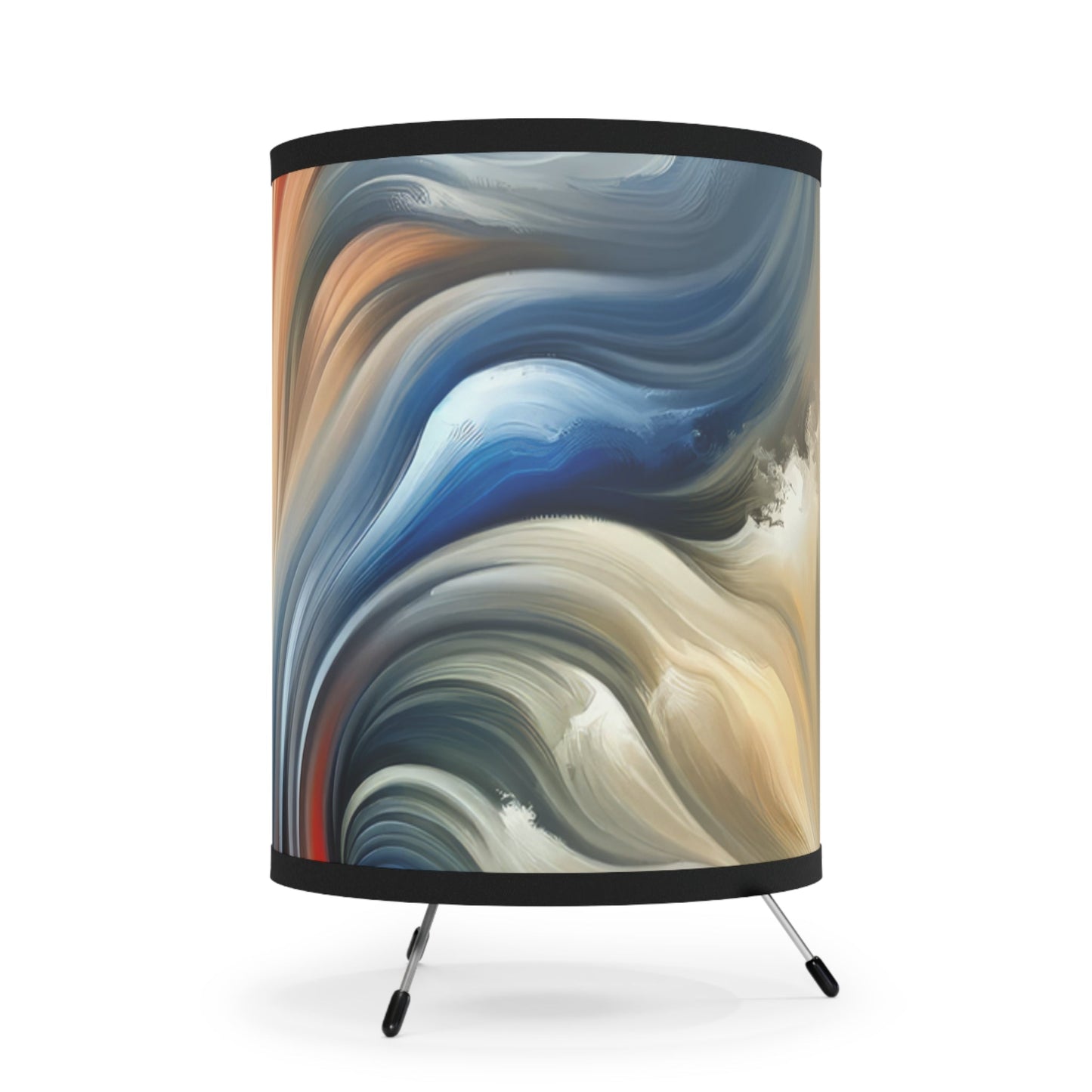 Silent Journey Recognition Tripod Lamp with High-Res Printed Shade, US\CA plug - ATUH.ART