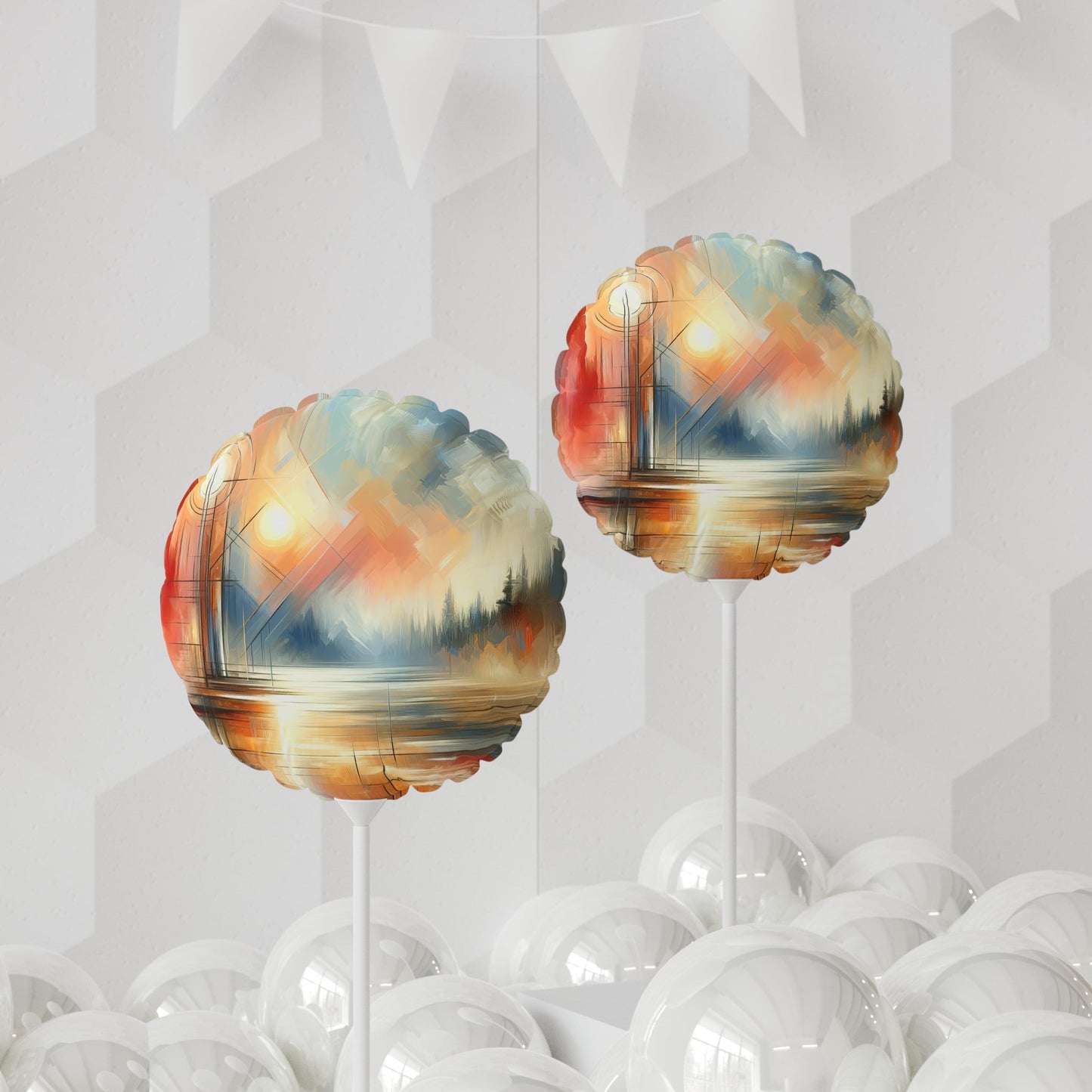 Simplicity Symphony Harmony Balloon (Round and Heart-shaped), 11" - ATUH.ART