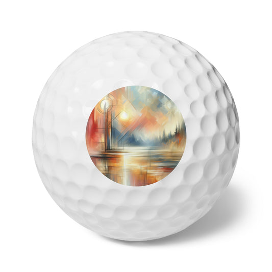 Simplicity Symphony Harmony Golf Balls, 6pcs - ATUH.ART