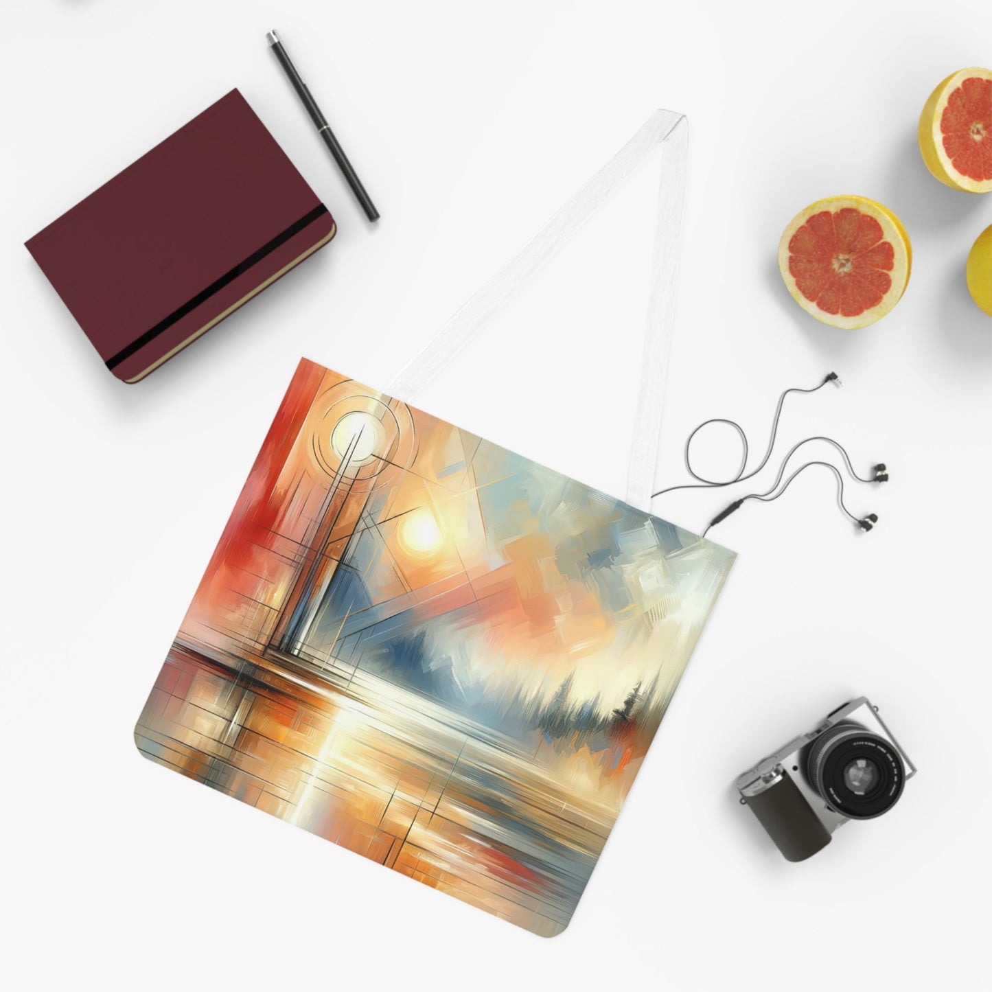 Simplicity Symphony Harmony Shoulder Tote Bag (AOP) - ATUH.ART