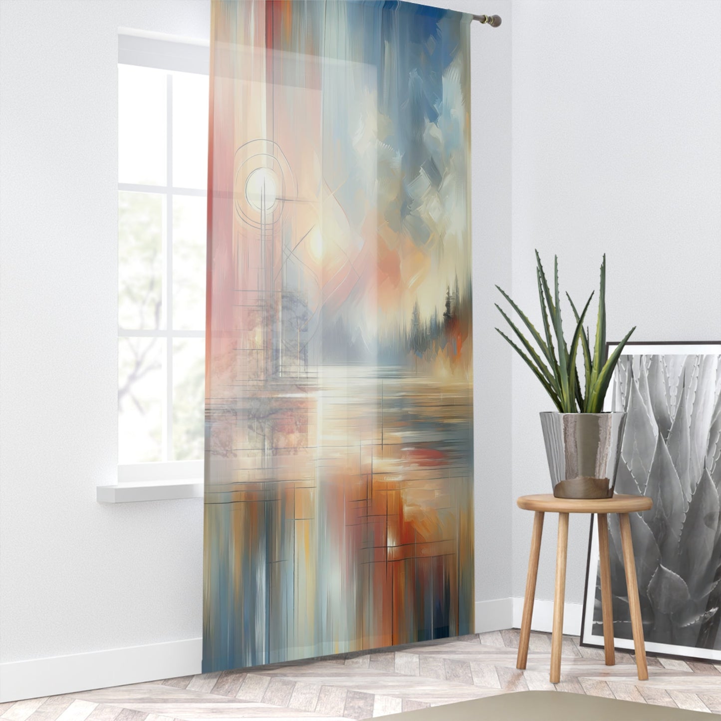 Simplicity Symphony Harmony Window Curtain - ATUH.ART