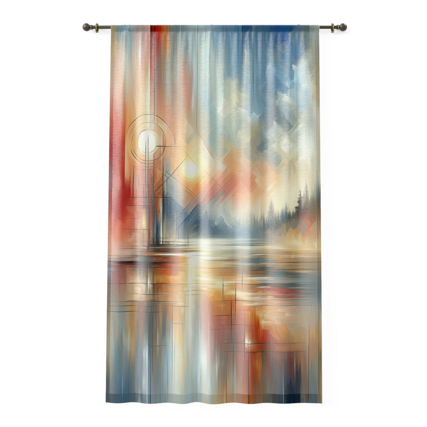 Simplicity Symphony Harmony Window Curtain - ATUH.ART
