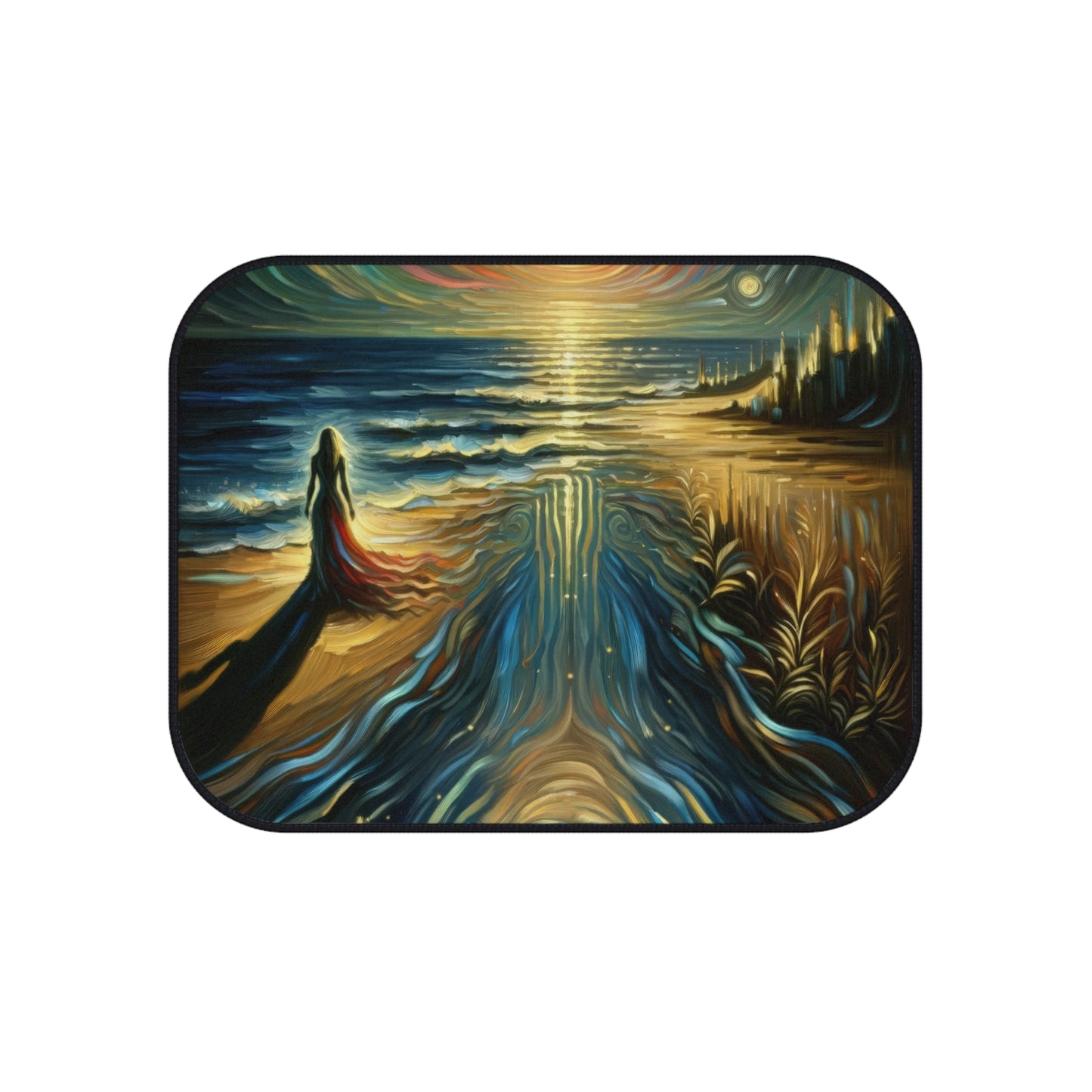 Solitary Evening Departure Car Mats (Set of 4) - ATUH.ART