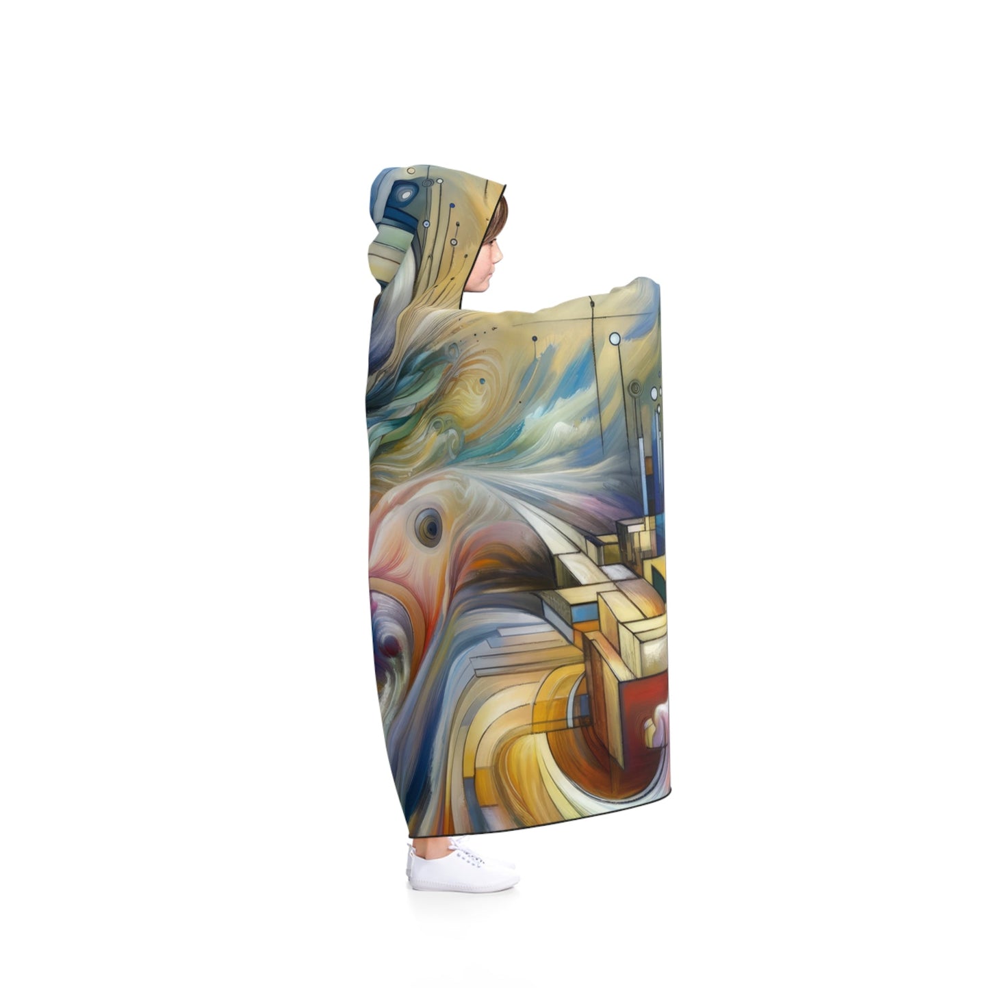 Sovereign Integral Journey Hooded Blanket - ATUH.ART