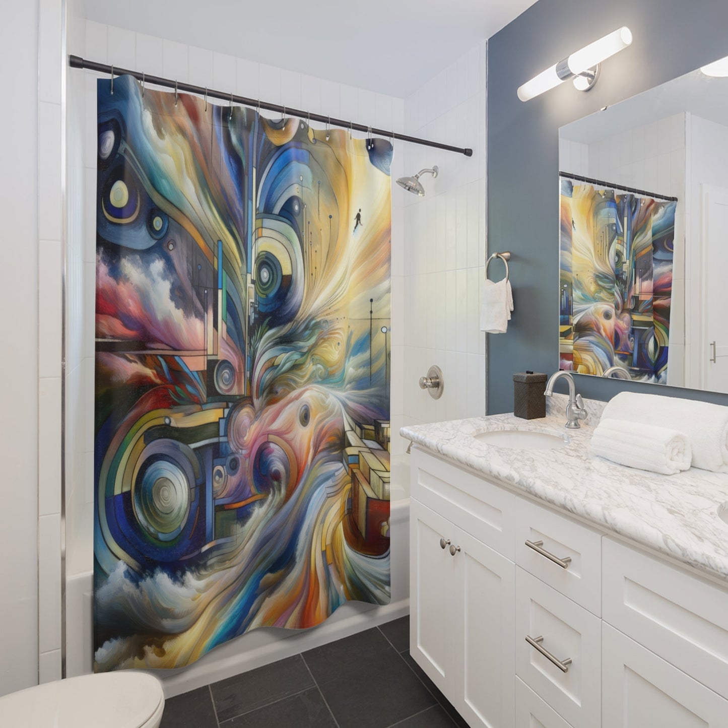 Sovereign Integral Journey Shower Curtains - ATUH.ART