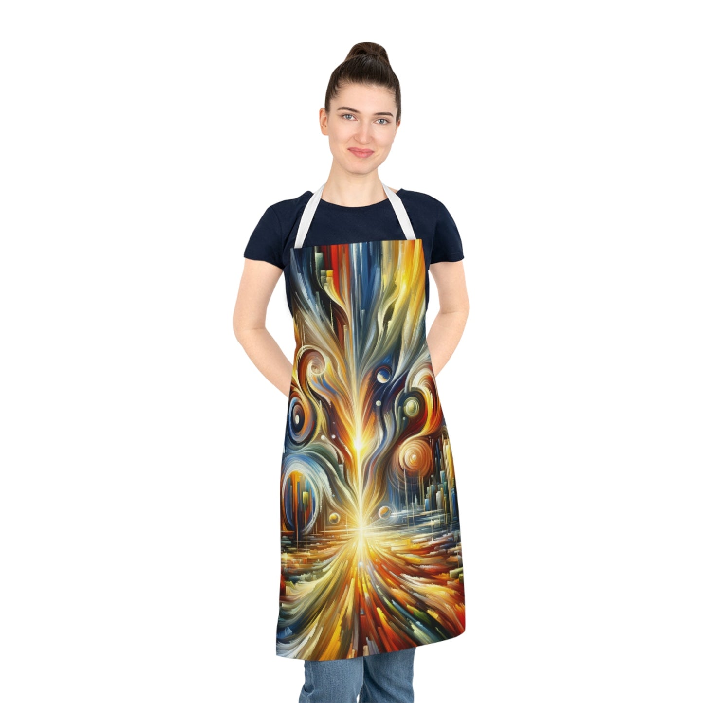 Sovereign Integral Transformation Adult Apron (AOP) - ATUH.ART