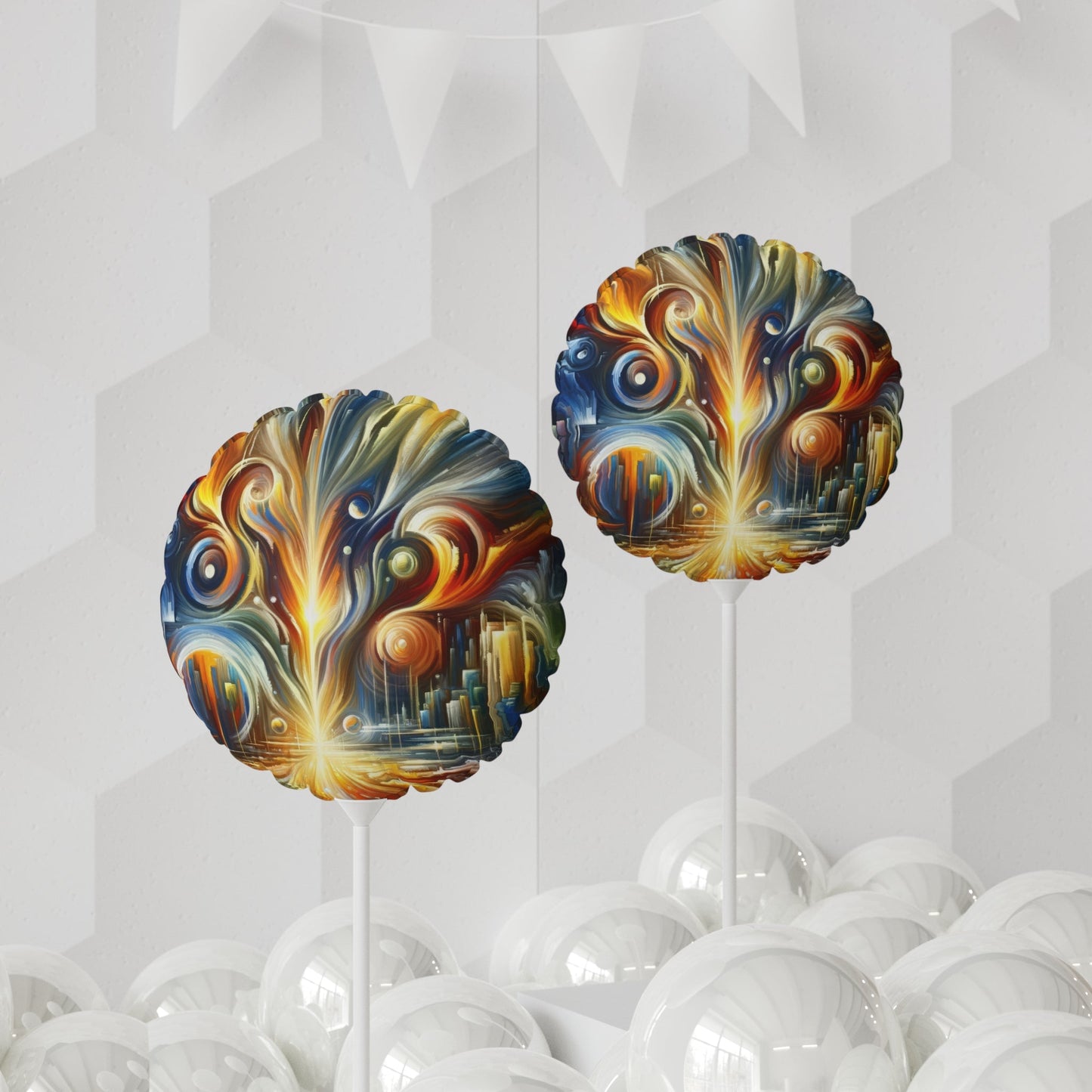 Sovereign Integral Transformation Balloon (Round and Heart-shaped), 11" - ATUH.ART