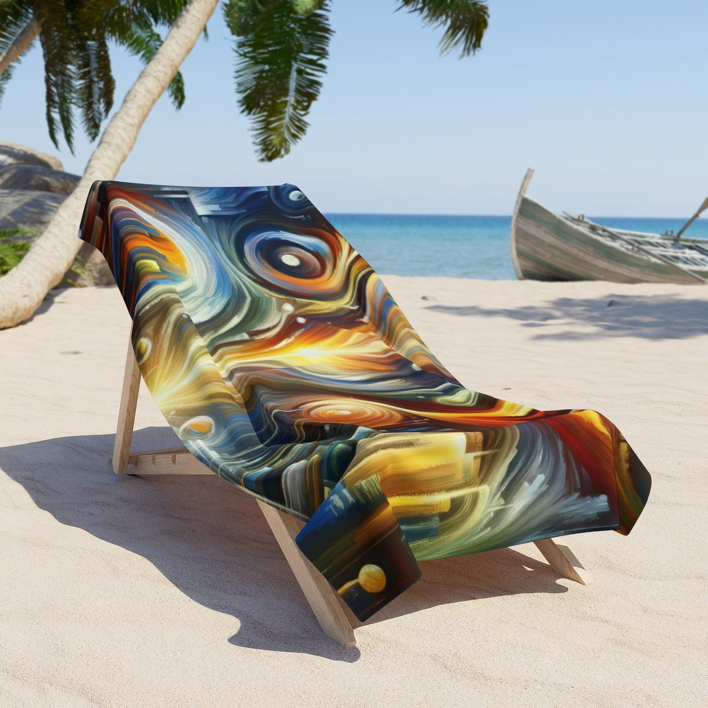 Sovereign Integral Transformation Beach Towel - ATUH.ART