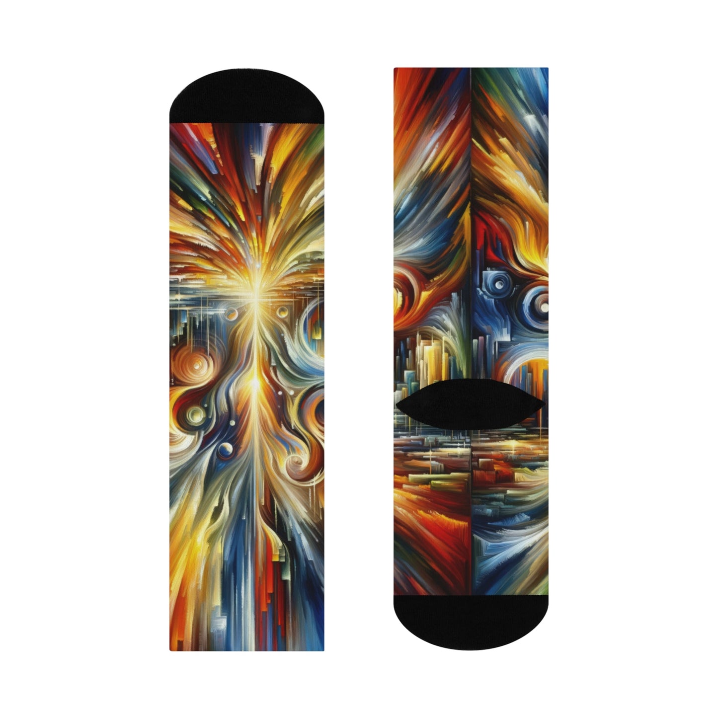 Sovereign Integral Transformation Cushioned Crew Socks - ATUH.ART