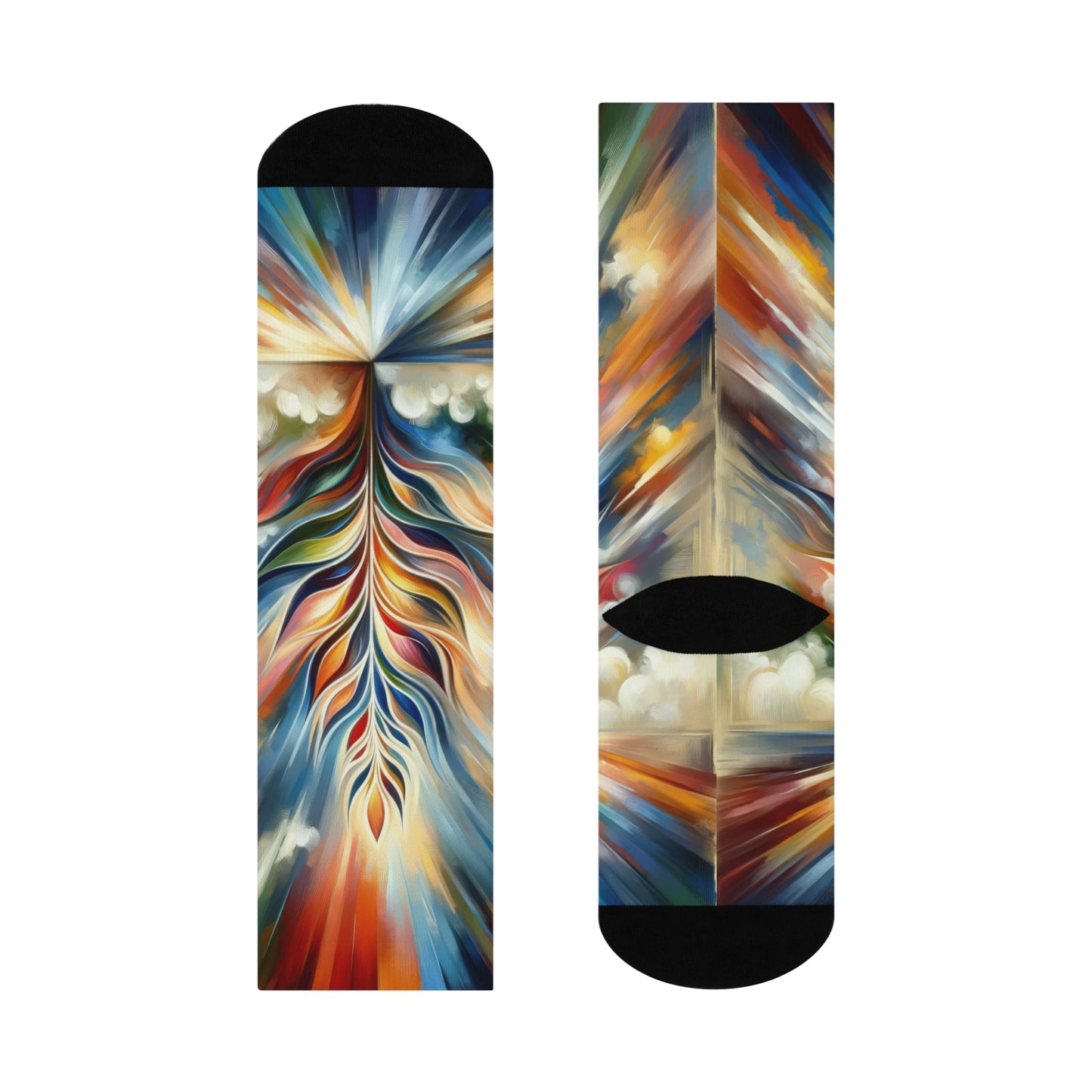 Sovereign Radiance Cultivation Cushioned Crew Socks - ATUH.ART