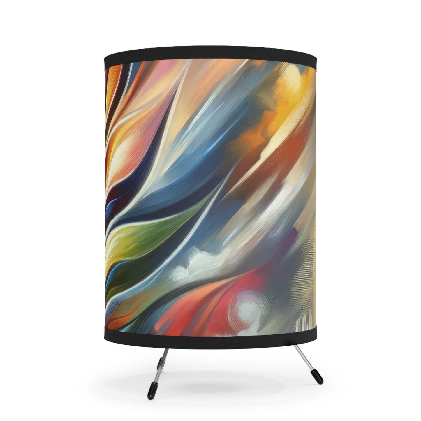 Sovereign Radiance Cultivation Tripod Lamp with High-Res Printed Shade, US\CA plug - ATUH.ART