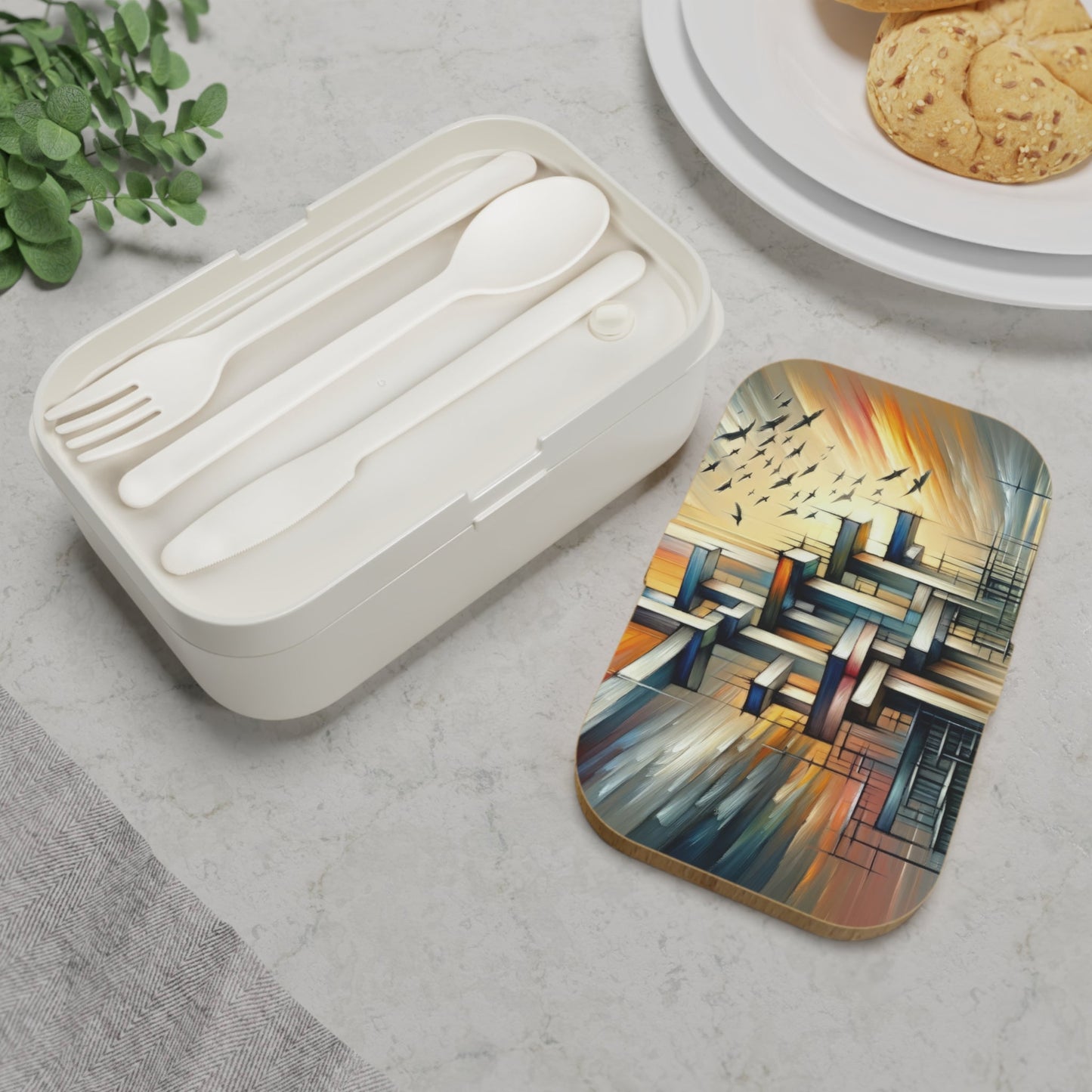 Sovereign Reflective Scaffolding Bento Lunch Box - ATUH.ART