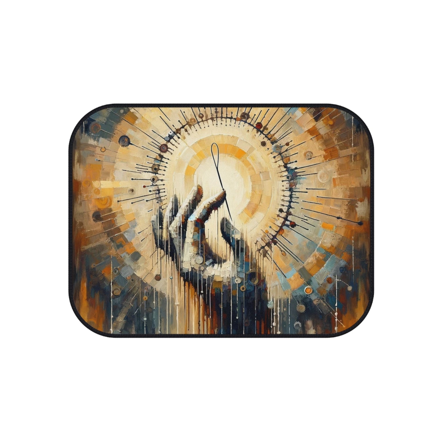Sovereign Reflective Tachism Car Mats (Set of 4) - ATUH.ART