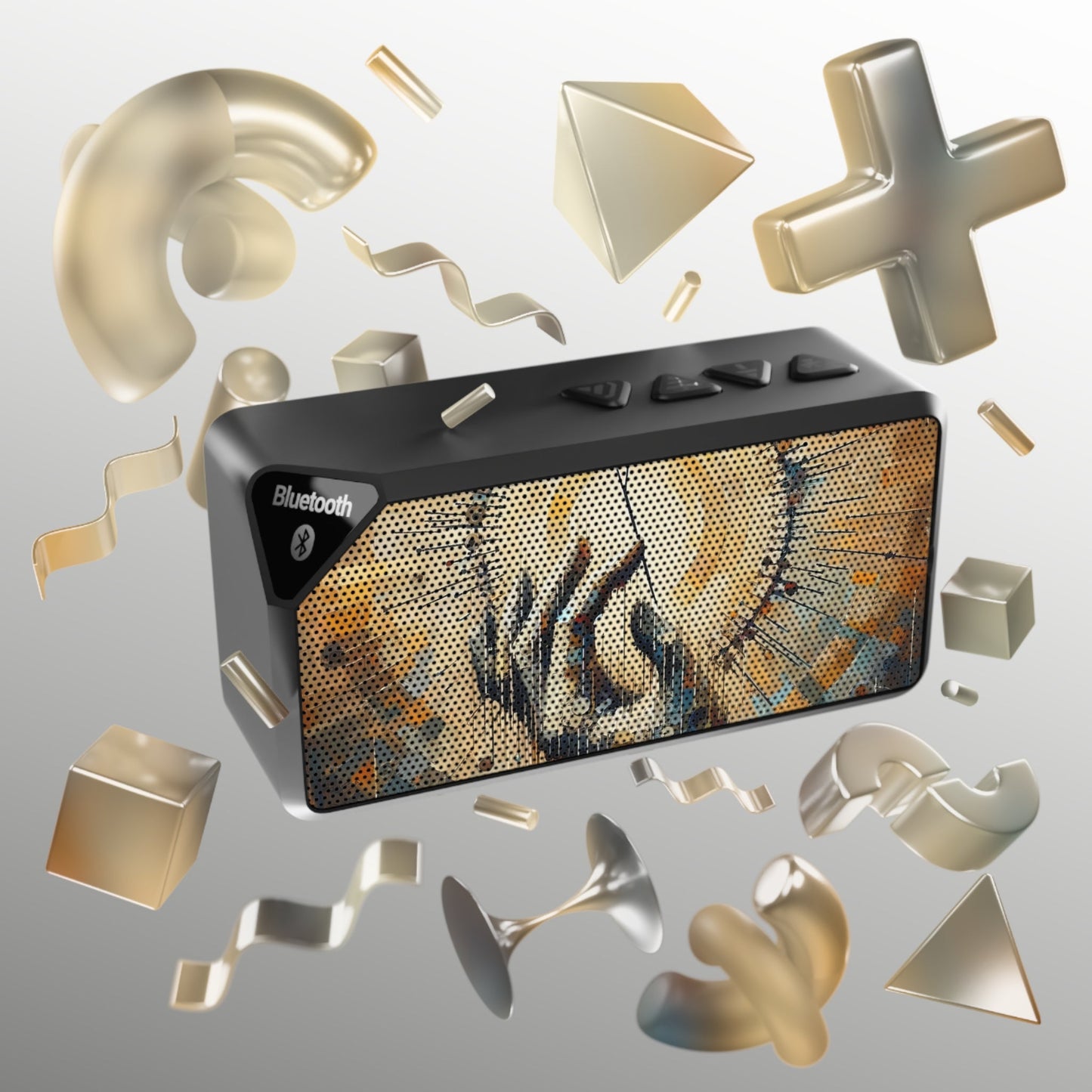 Sovereign Reflective Tachism Jabba Bluetooth Speaker - ATUH.ART