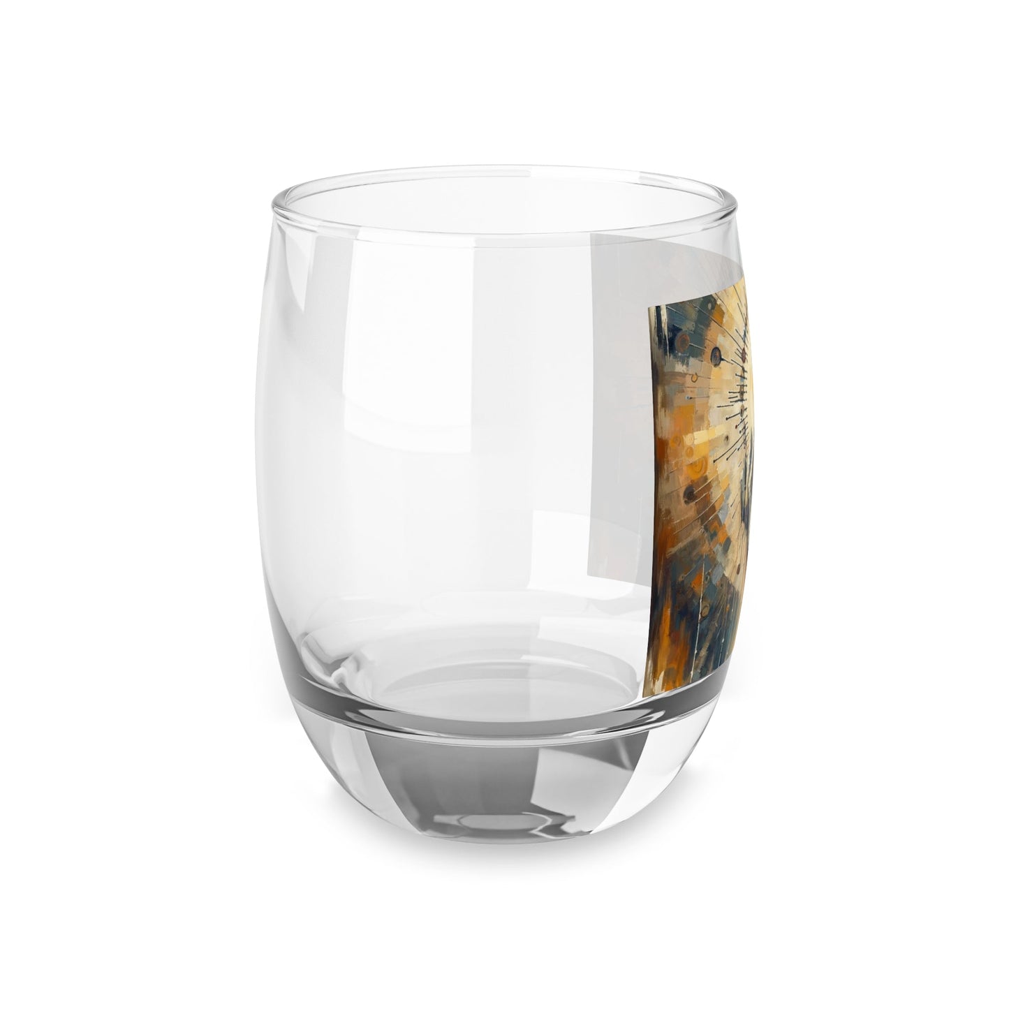 Sovereign Reflective Tachism Whiskey Glass - ATUH.ART