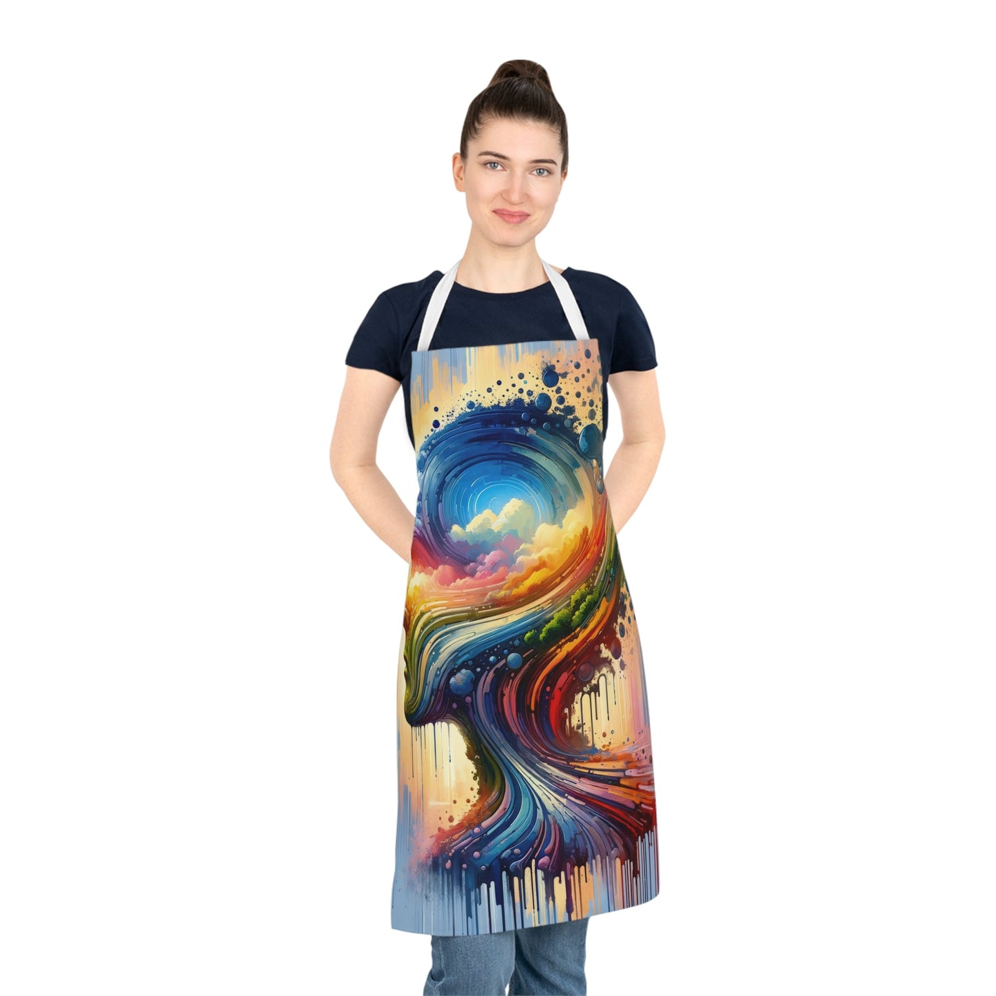 Sovereign Self Journey Adult Apron (AOP) - ATUH.ART