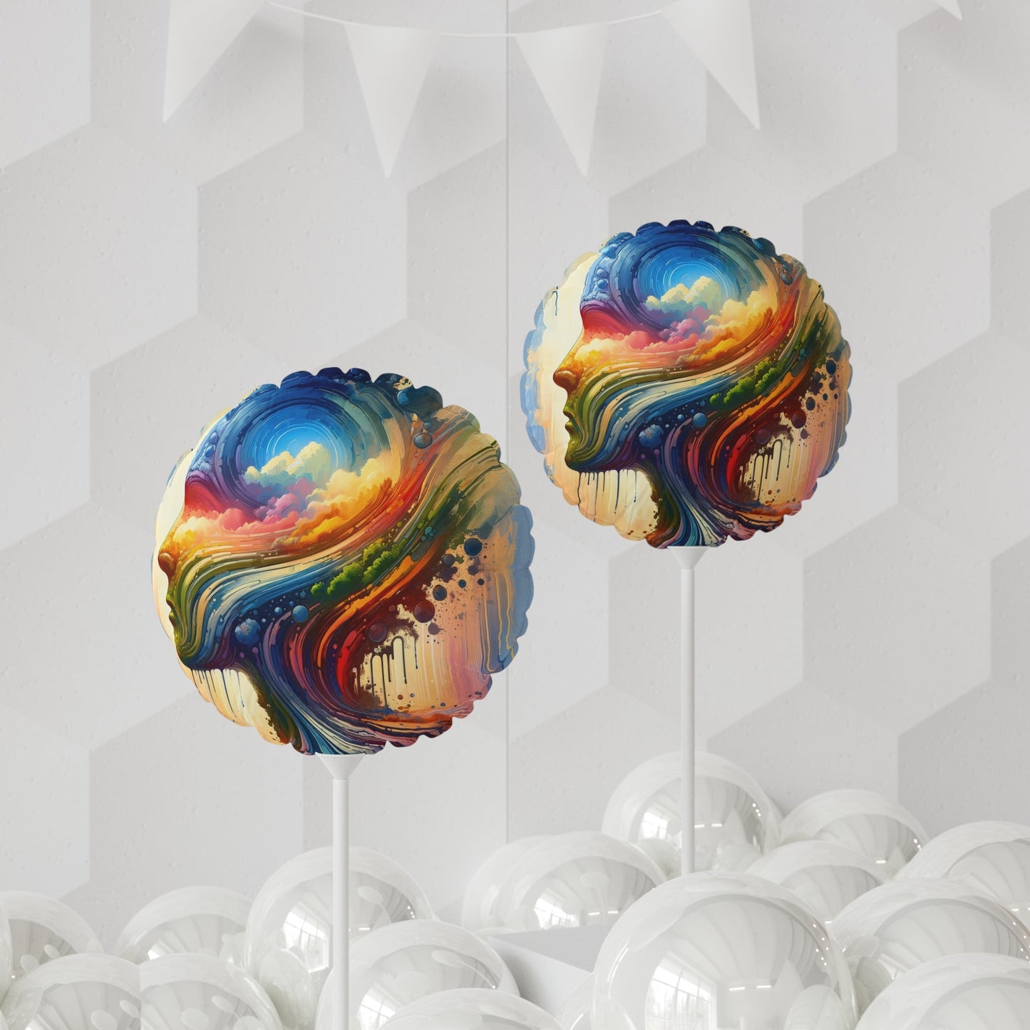 Sovereign Self Journey Balloon (Round and Heart-shaped), 11" - ATUH.ART