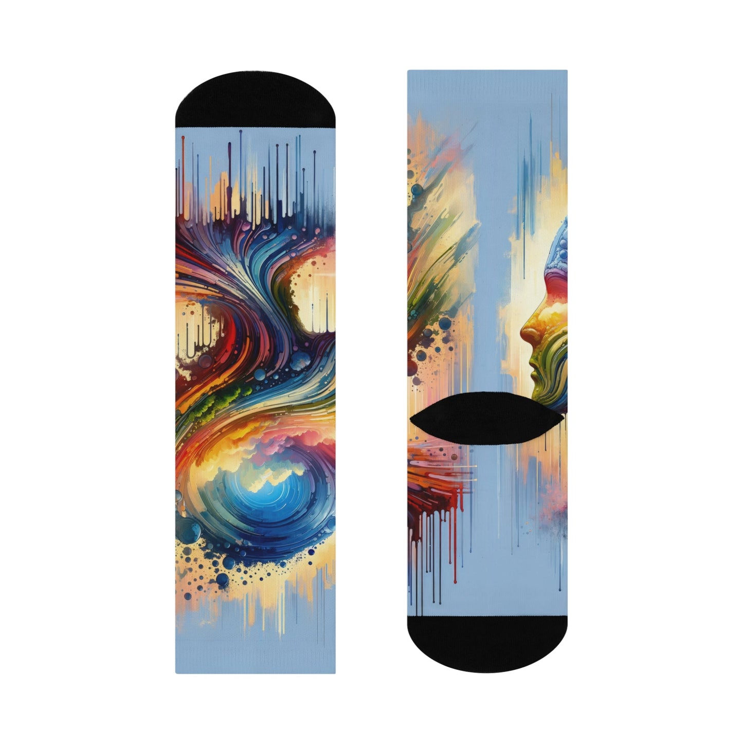 Sovereign Self Journey Cushioned Crew Socks - ATUH.ART