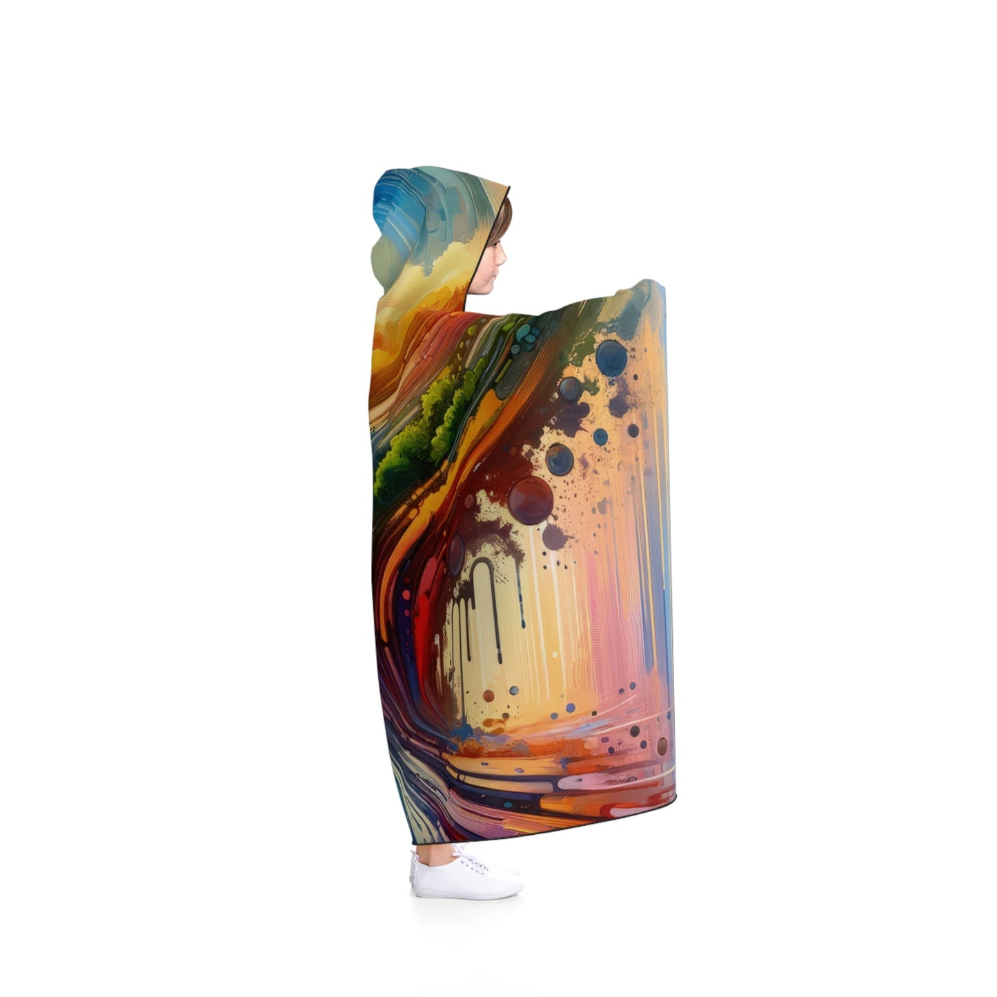Sovereign Self Journey Hooded Blanket - ATUH.ART