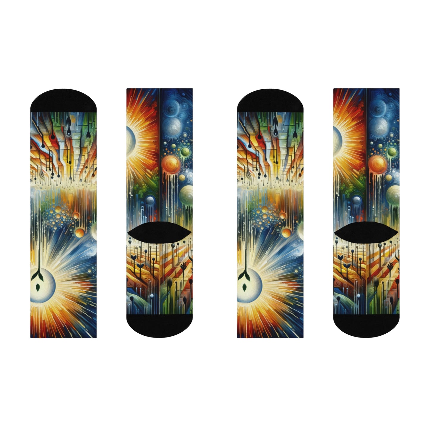 Sowing Seeds Change Cushioned Crew Socks - ATUH.ART