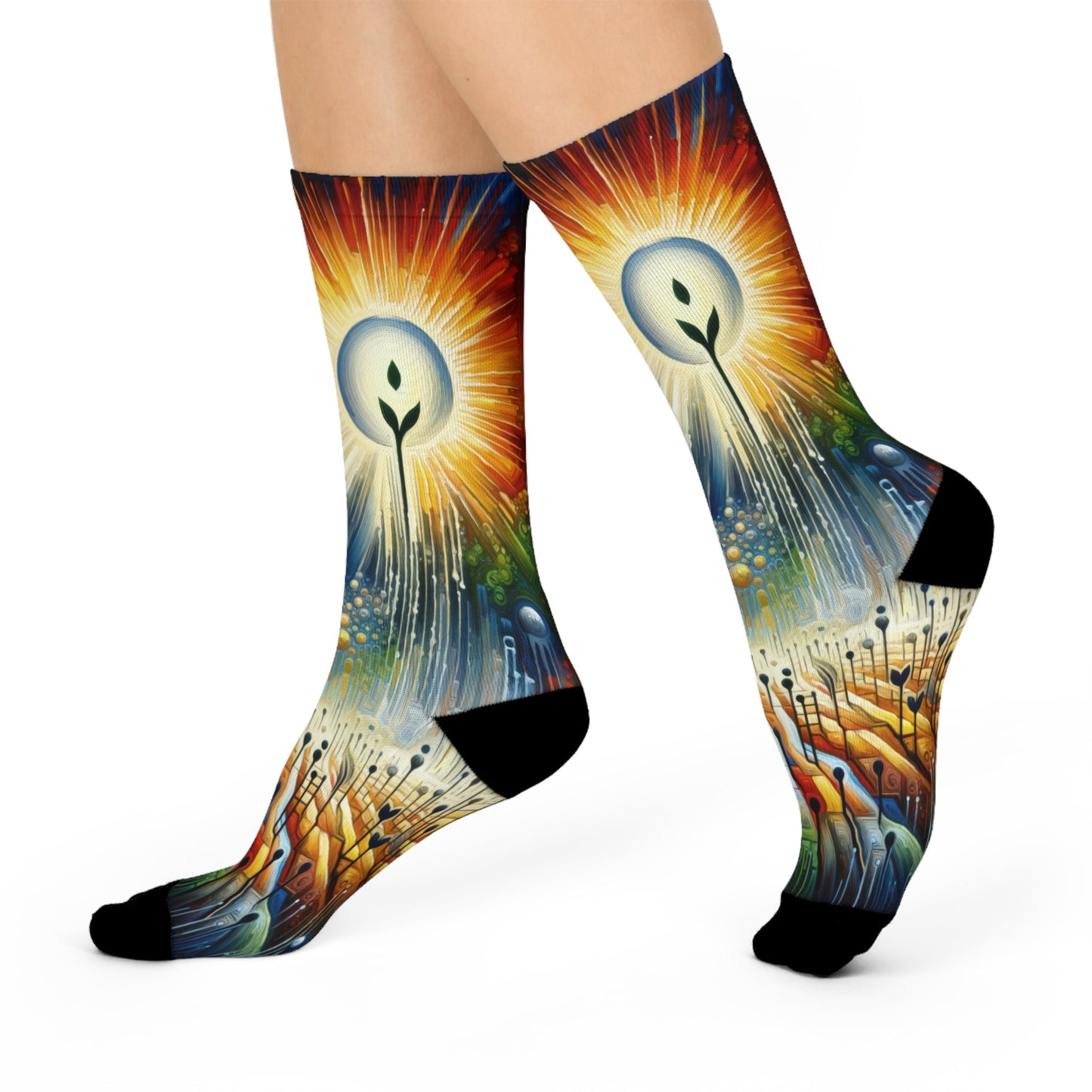 Sowing Seeds Change Cushioned Crew Socks - ATUH.ART