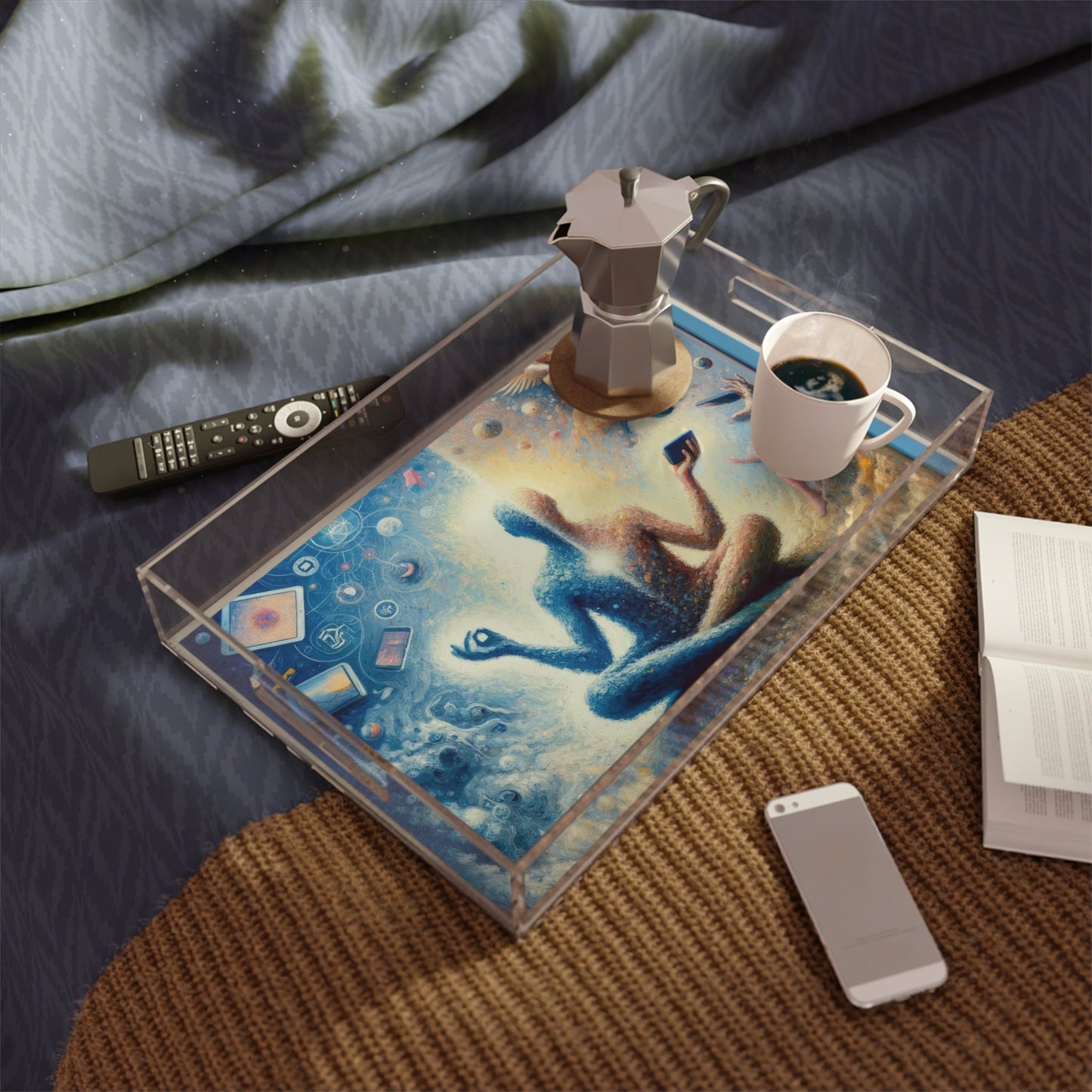 Spiritual Choice Transcendence Acrylic Serving Tray - ATUH.ART