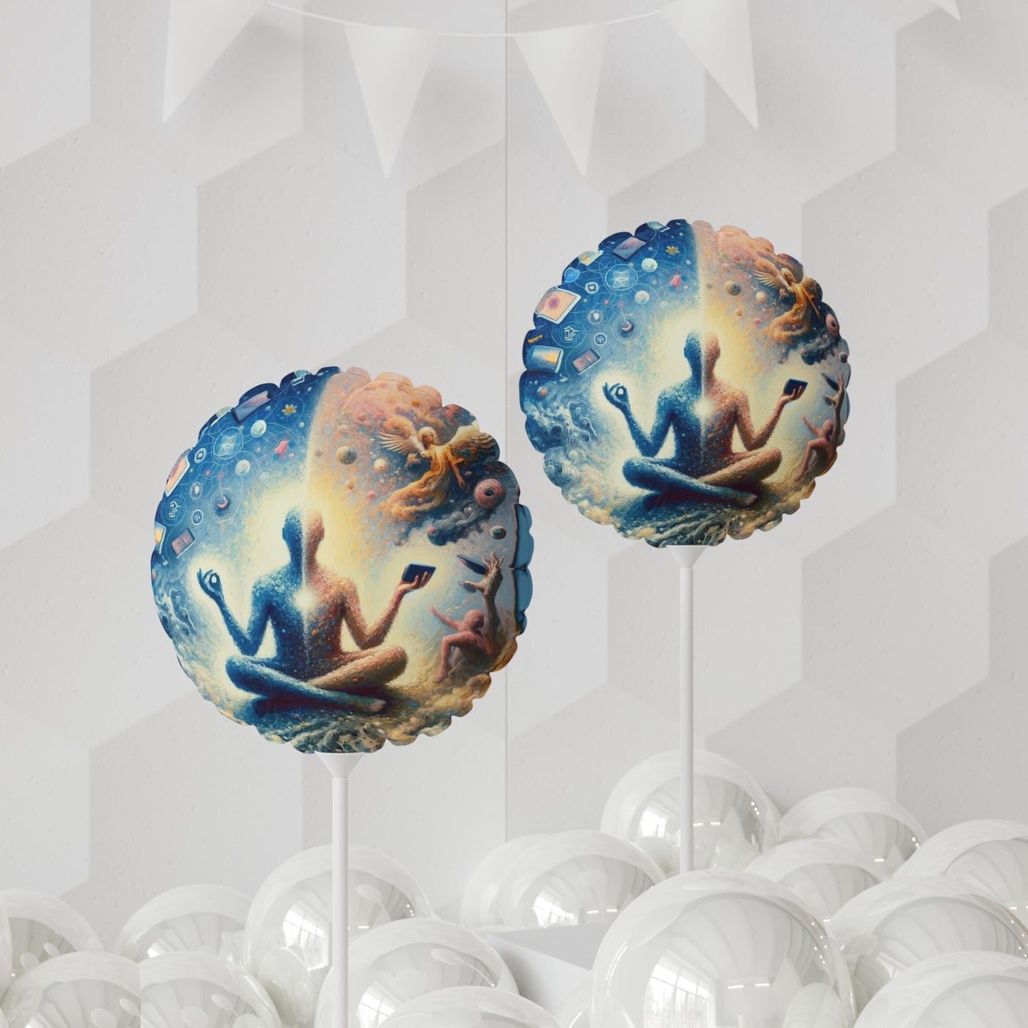 Spiritual Choice Transcendence Balloon (Round and Heart-shaped), 11" - ATUH.ART