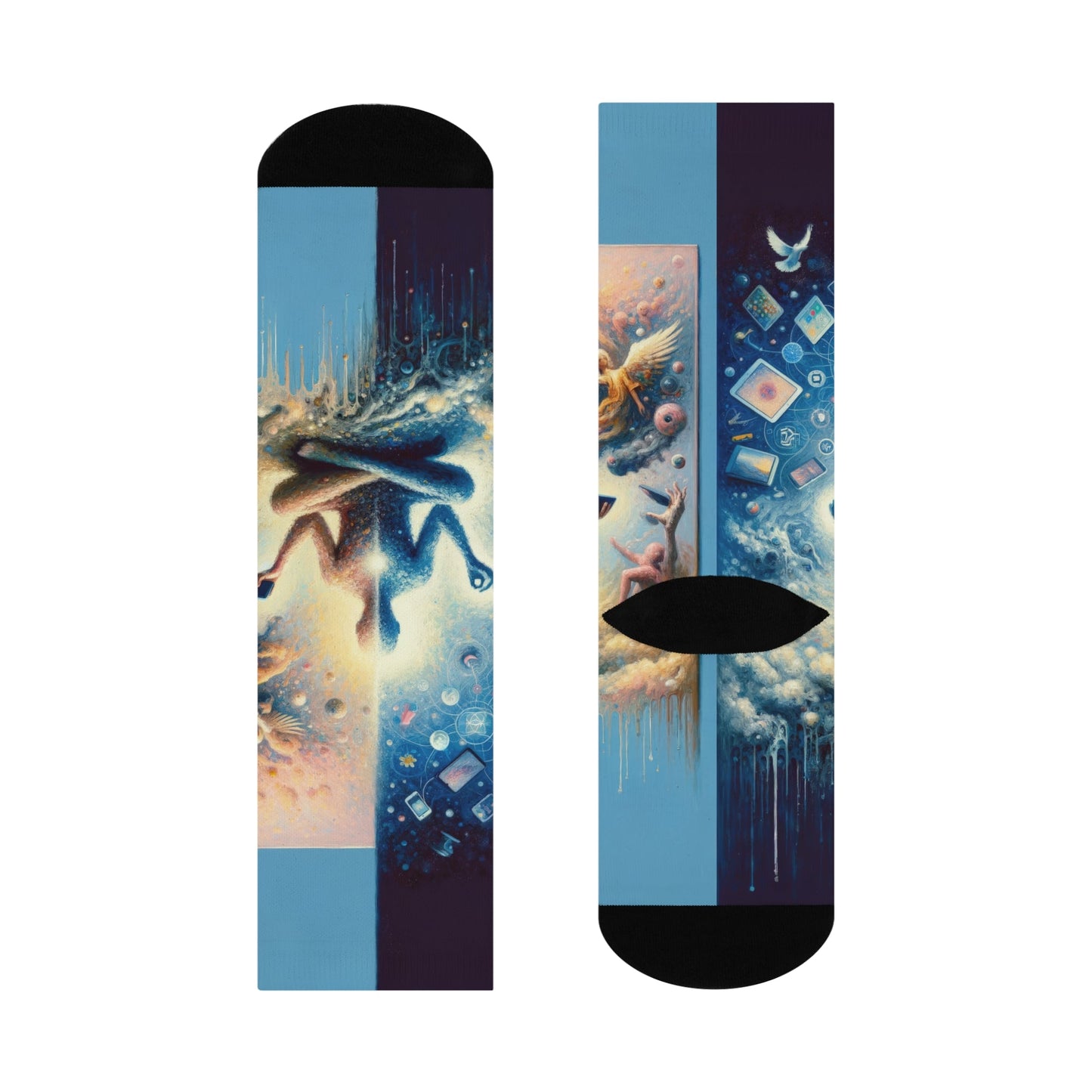 Spiritual Choice Transcendence Cushioned Crew Socks - ATUH.ART