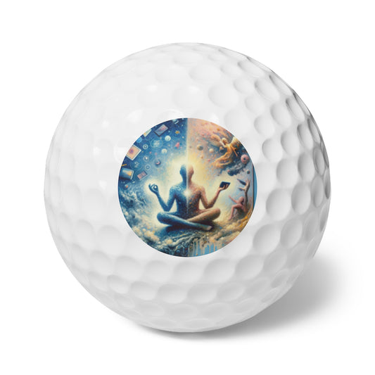 Spiritual Choice Transcendence Golf Balls, 6pcs - ATUH.ART