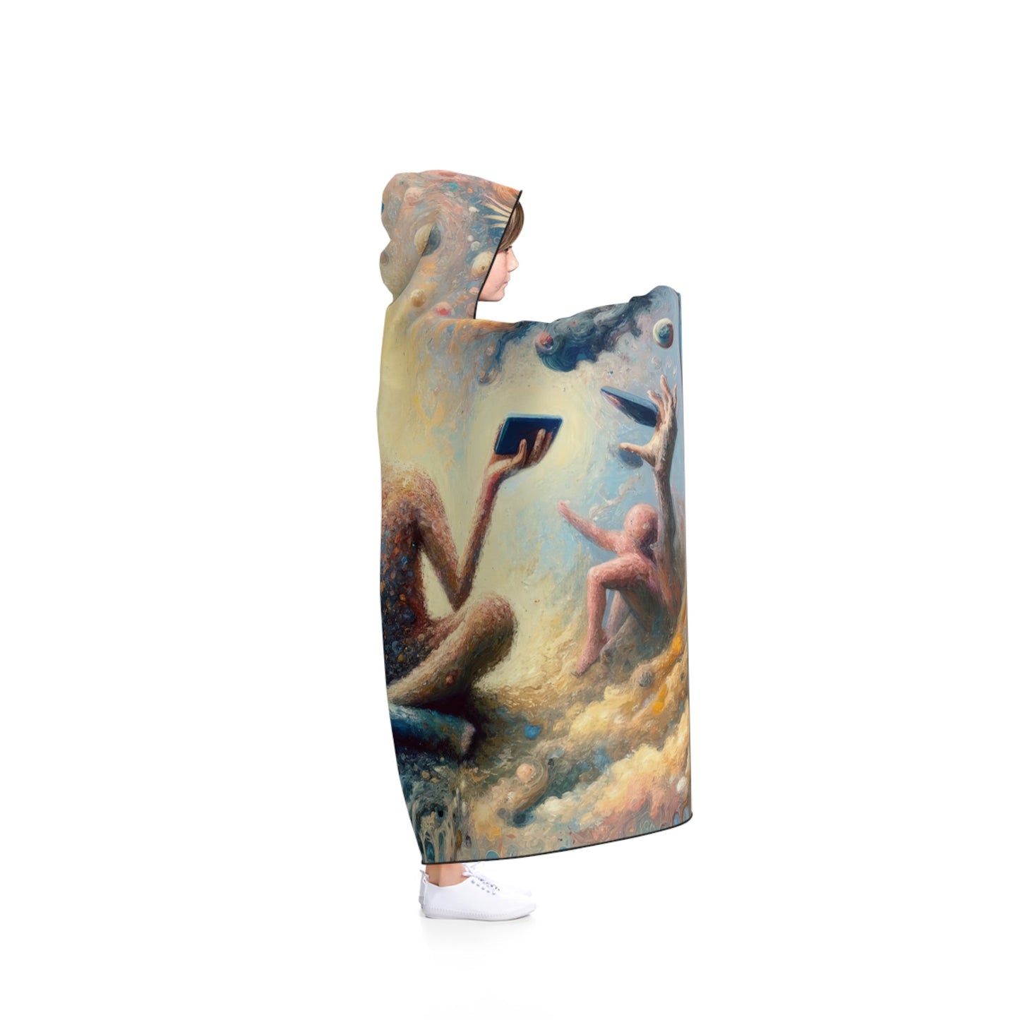 Spiritual Choice Transcendence Hooded Blanket - ATUH.ART