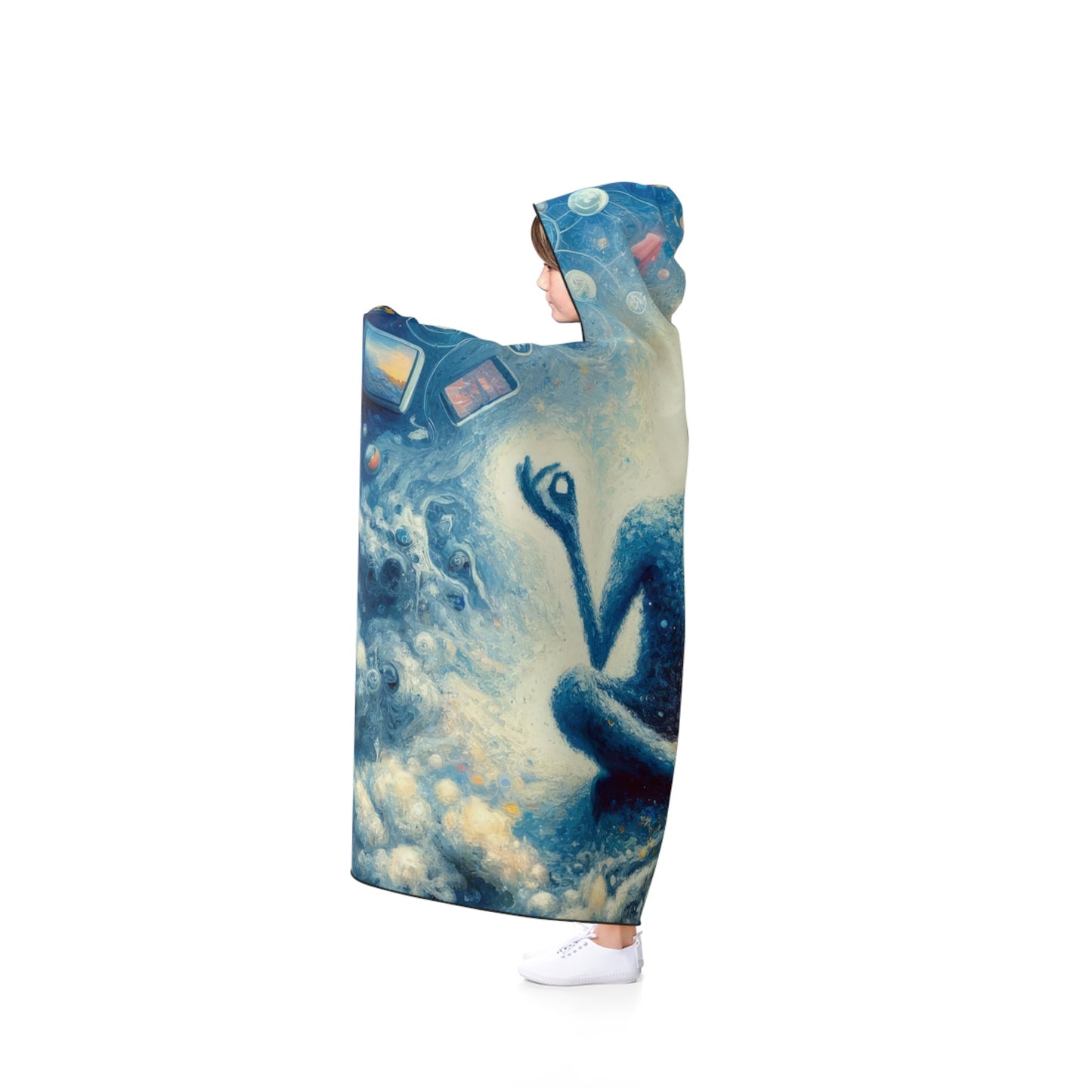 Spiritual Choice Transcendence Hooded Blanket - ATUH.ART