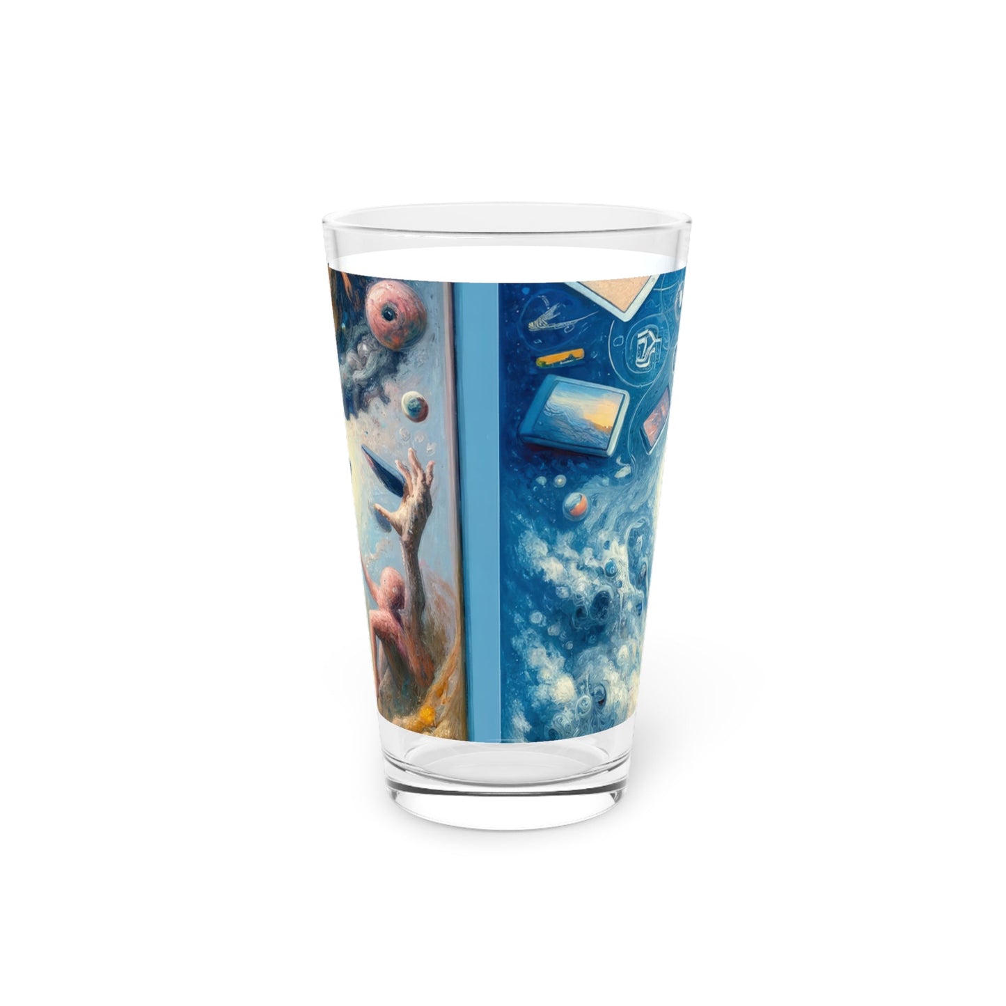 Spiritual Choice Transcendence Pint Glass, 16oz - ATUH.ART