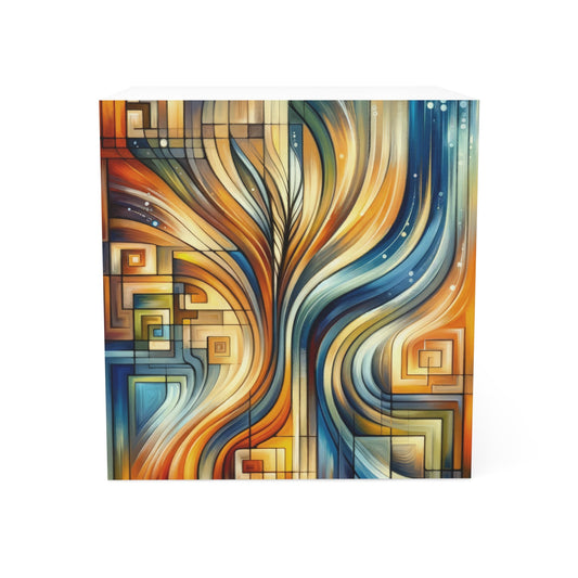 Spiritual Tachism Connection Note Cube - ATUH.ART