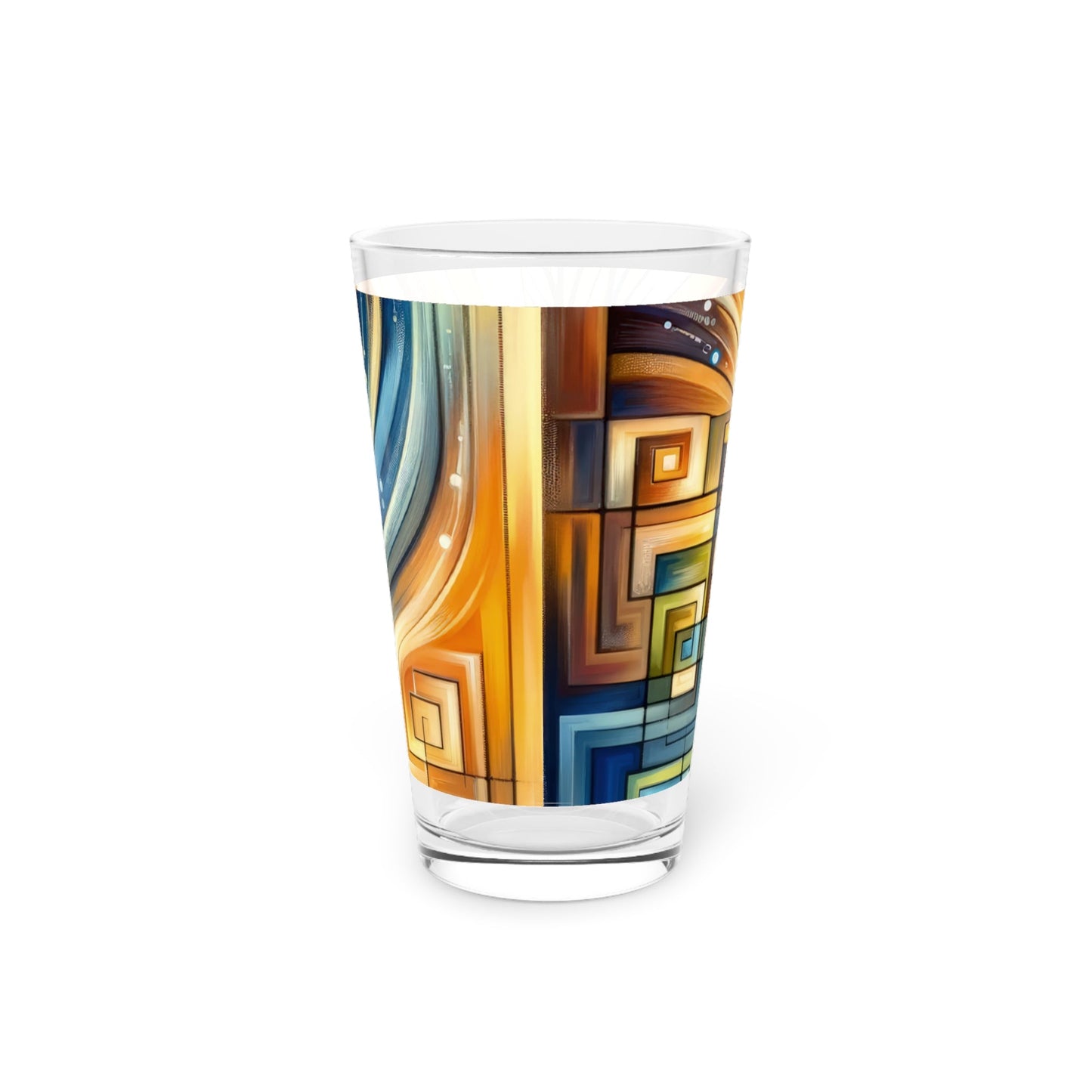 Spiritual Tachism Connection Pint Glass, 16oz - ATUH.ART