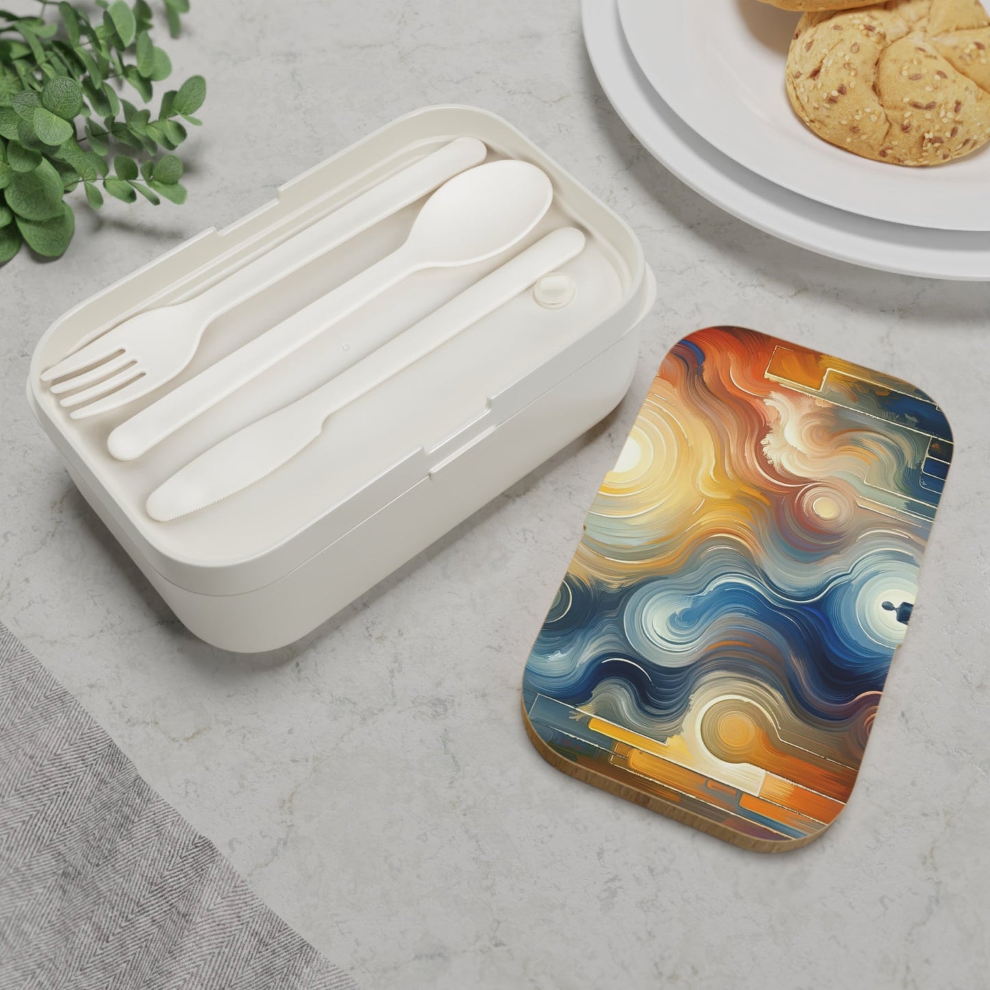 Spiritual Tranquil Sanctuary Bento Lunch Box - ATUH.ART