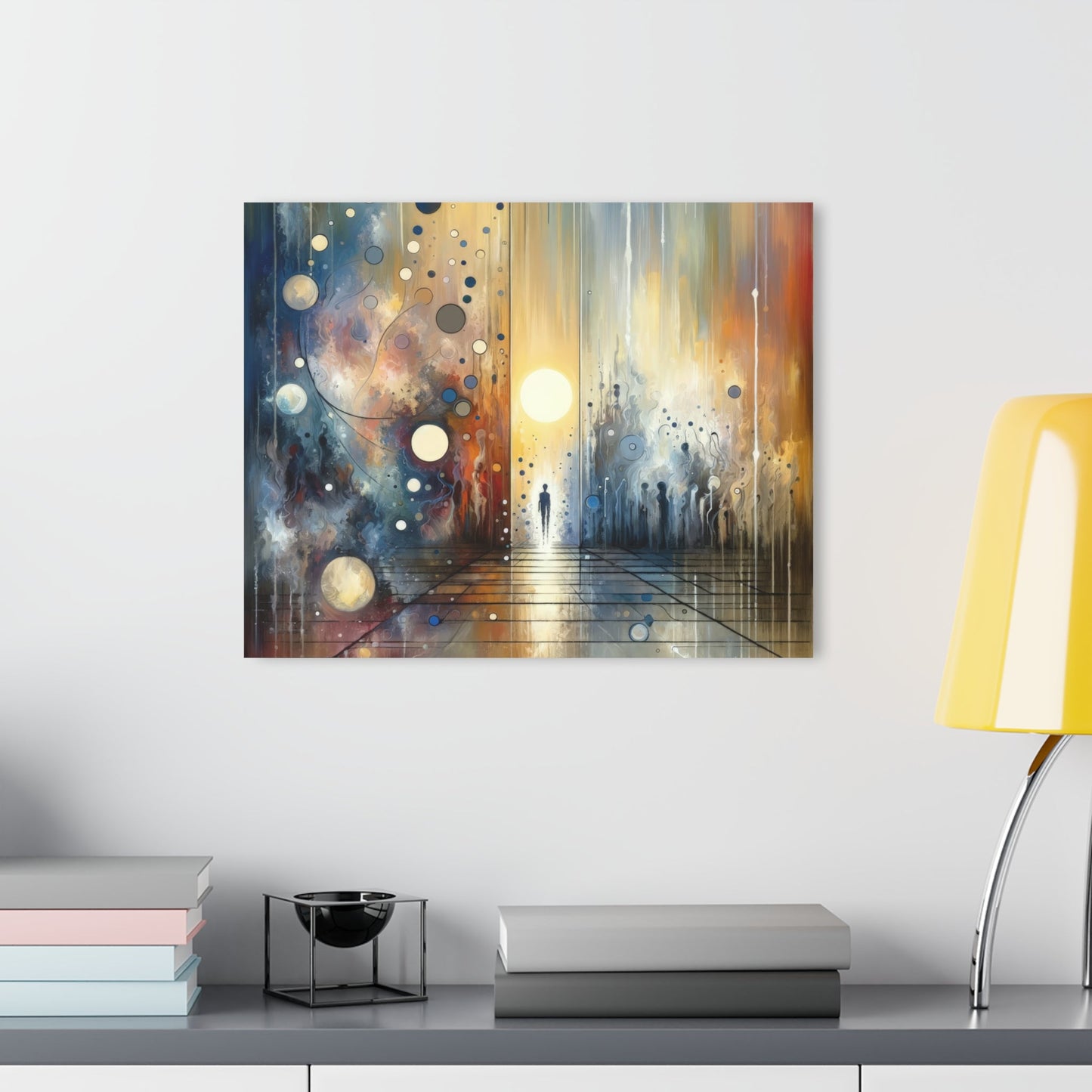 Stillness Transition Abstract Acrylic Prints (French Cleat Hanging) - ATUH.ART
