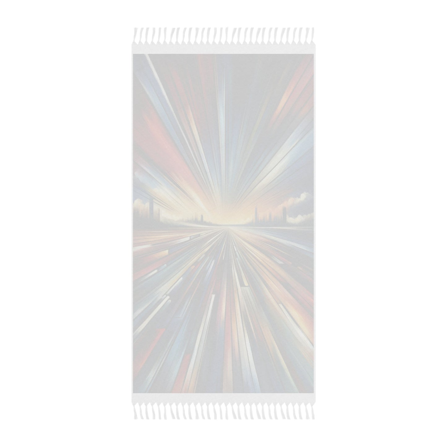 Strategic Horizon Tachism Boho Beach Cloth - ATUH.ART