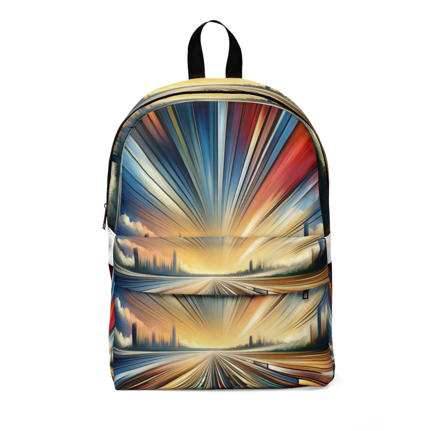 Strategic Horizon Tachism Unisex Classic Backpack - ATUH.ART