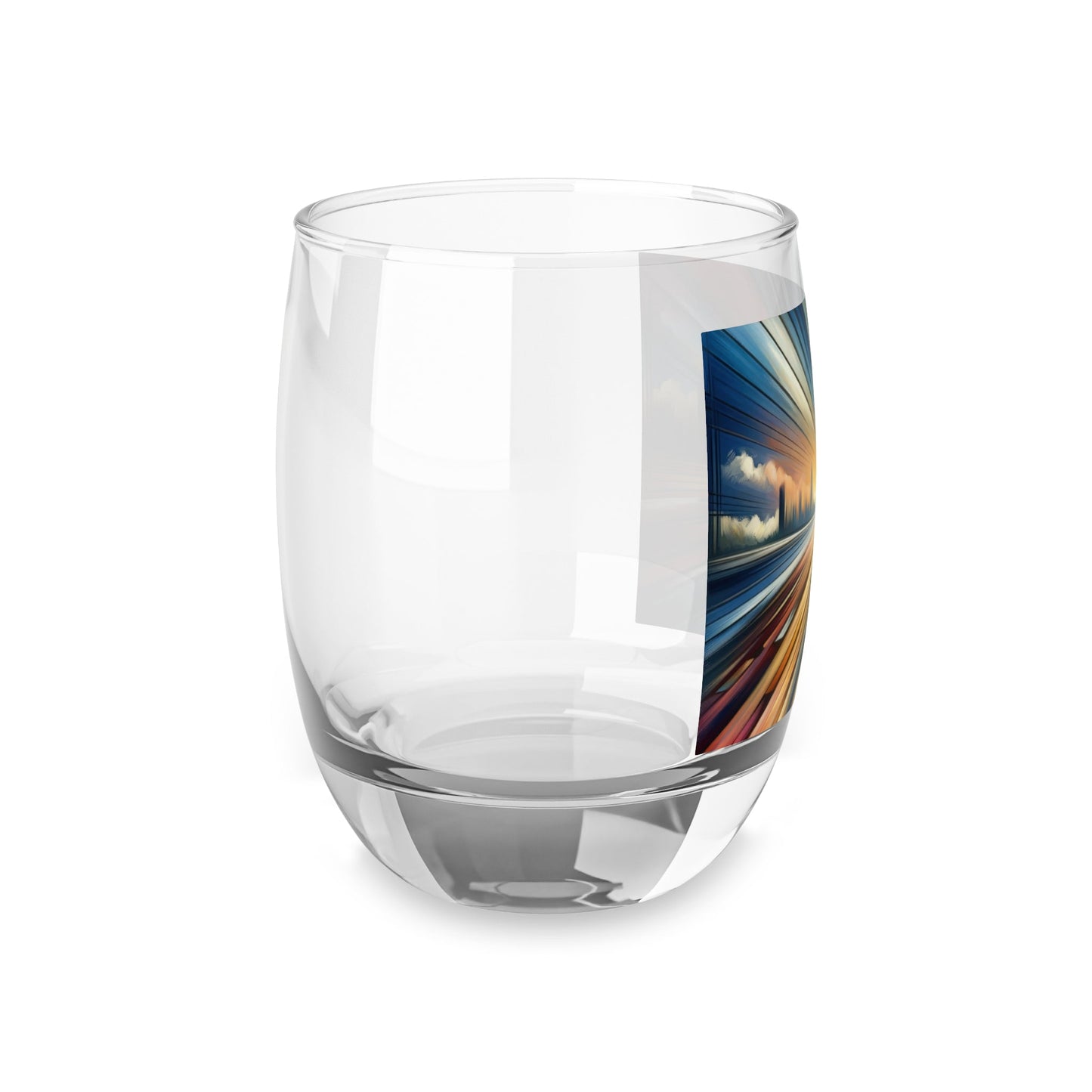 Strategic Horizon Tachism Whiskey Glass - ATUH.ART