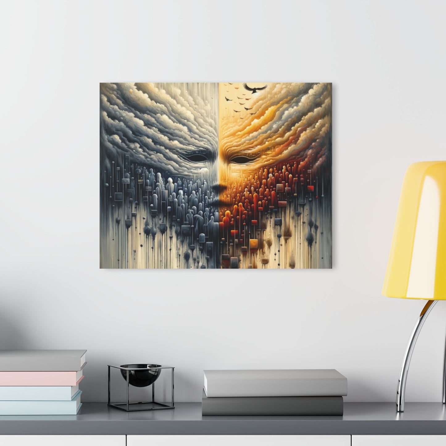 Subdued Revolutionary Currents Acrylic Prints (French Cleat Hanging) - ATUH.ART