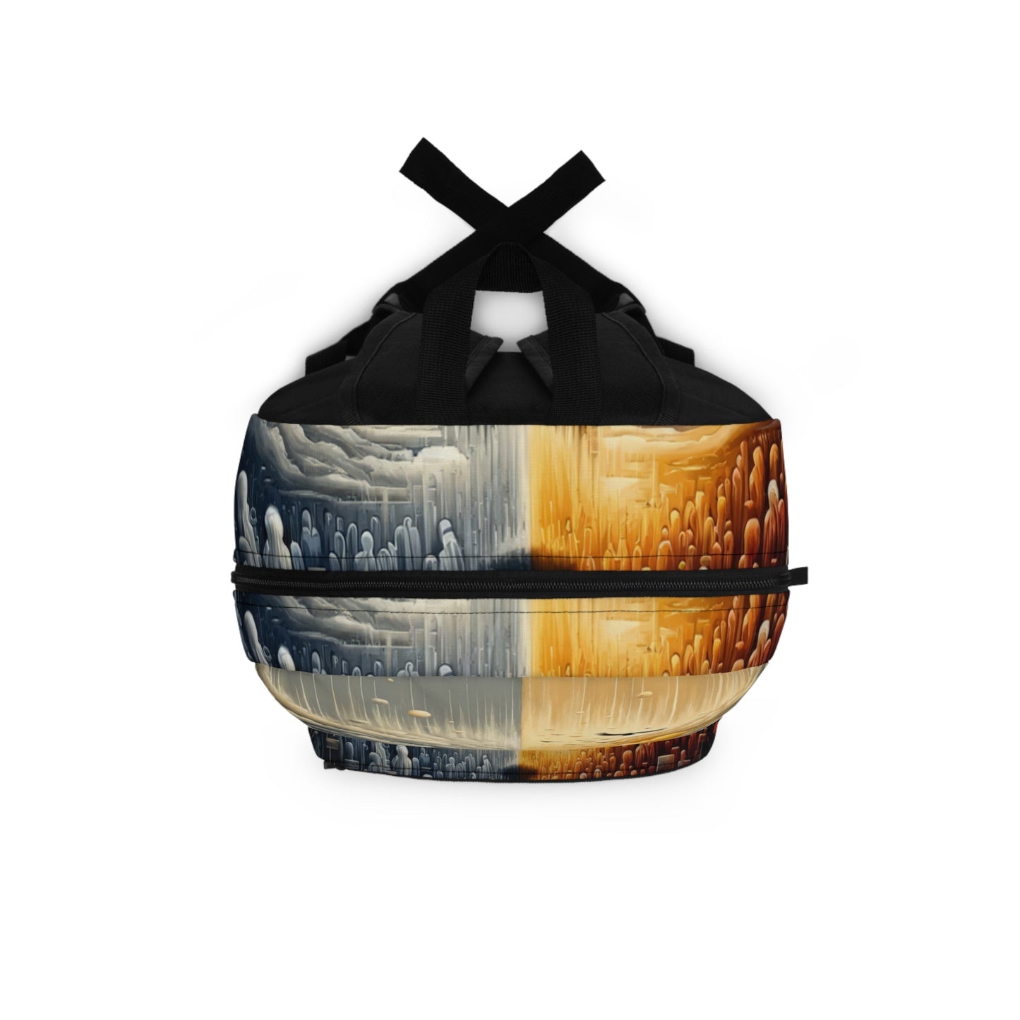 Subdued Revolutionary Currents Backpack - ATUH.ART