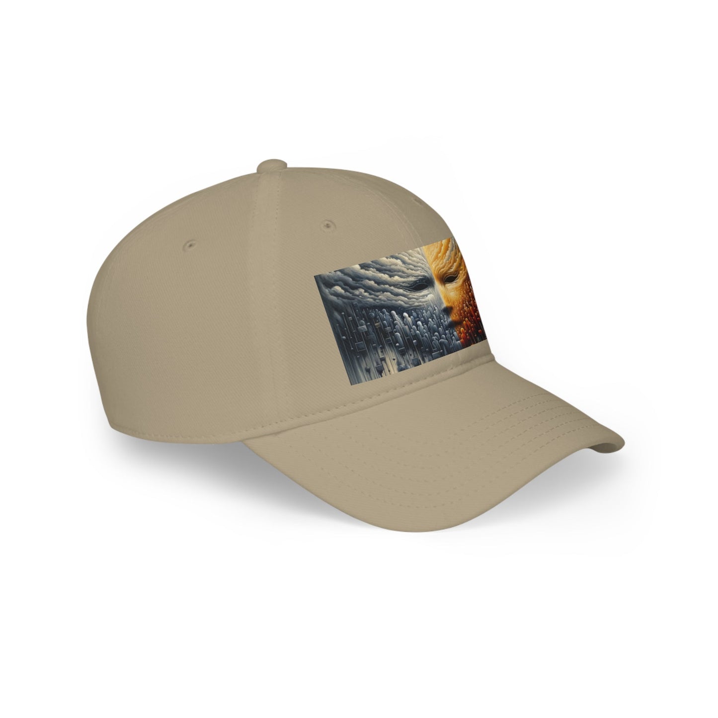 Subdued Revolutionary Currents Low Profile Baseball Cap - ATUH.ART